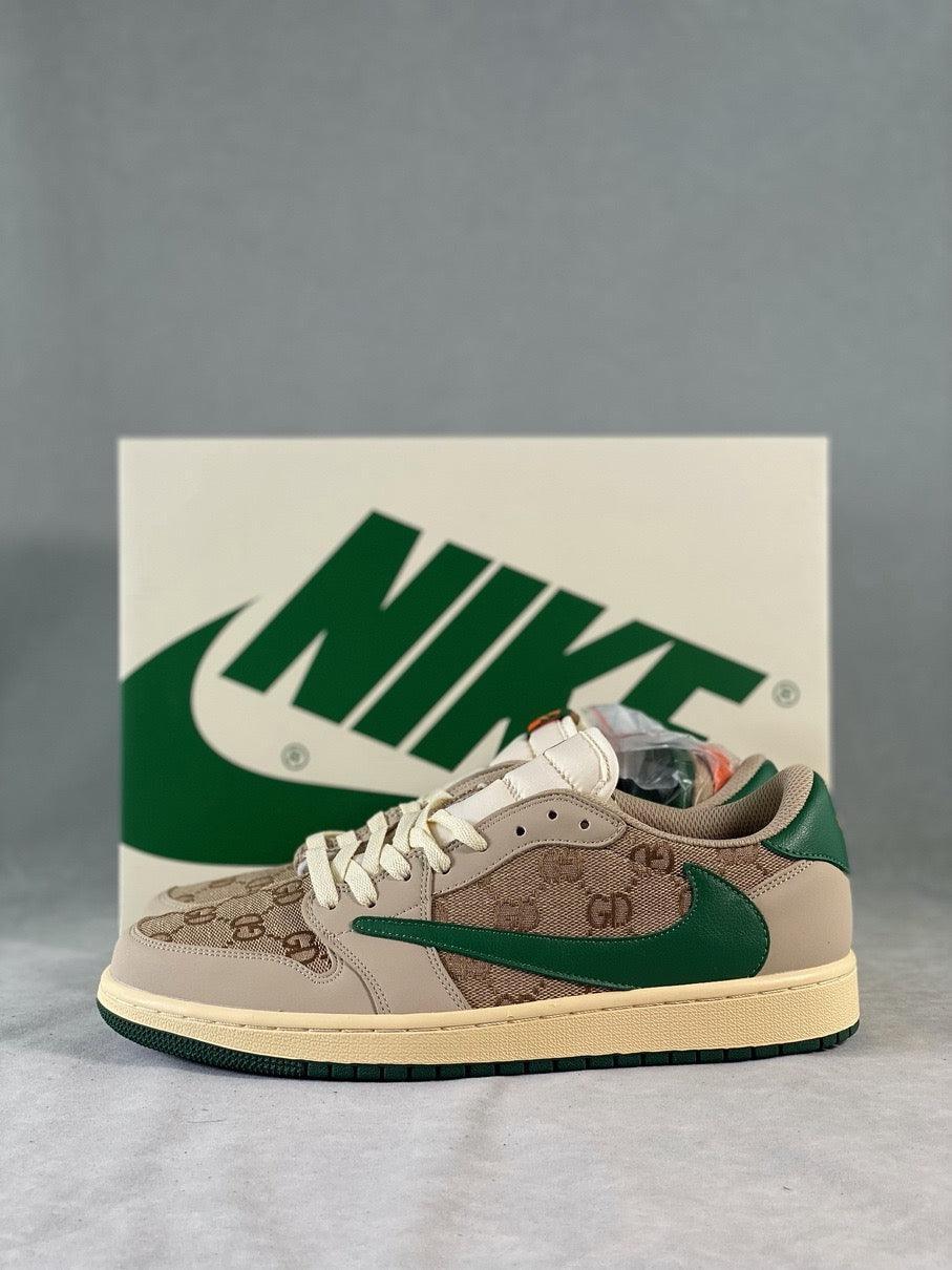 Custom Travis Scott x Air Jordan 1 Low Cactus Jack DM7868-198 - sneakerhillcom