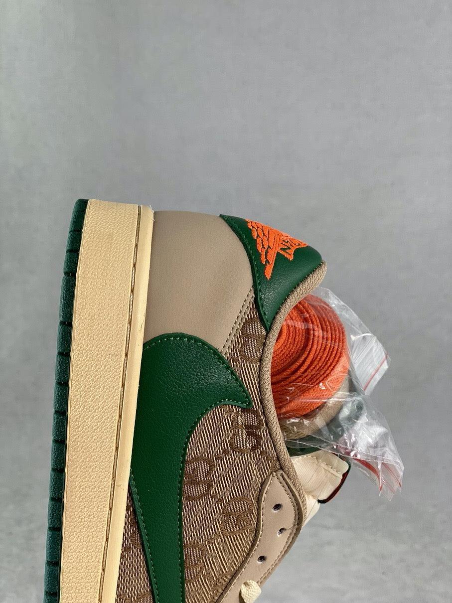 Custom Travis Scott x Air Jordan 1 Low Cactus Jack DM7868-198 - sneakerhillcom