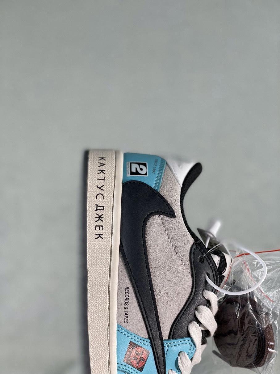 Custom Travis Scott x Air Jordan 1 Low OG SP 'JACKBOYS' DM7866-009 - sneakerhillcom