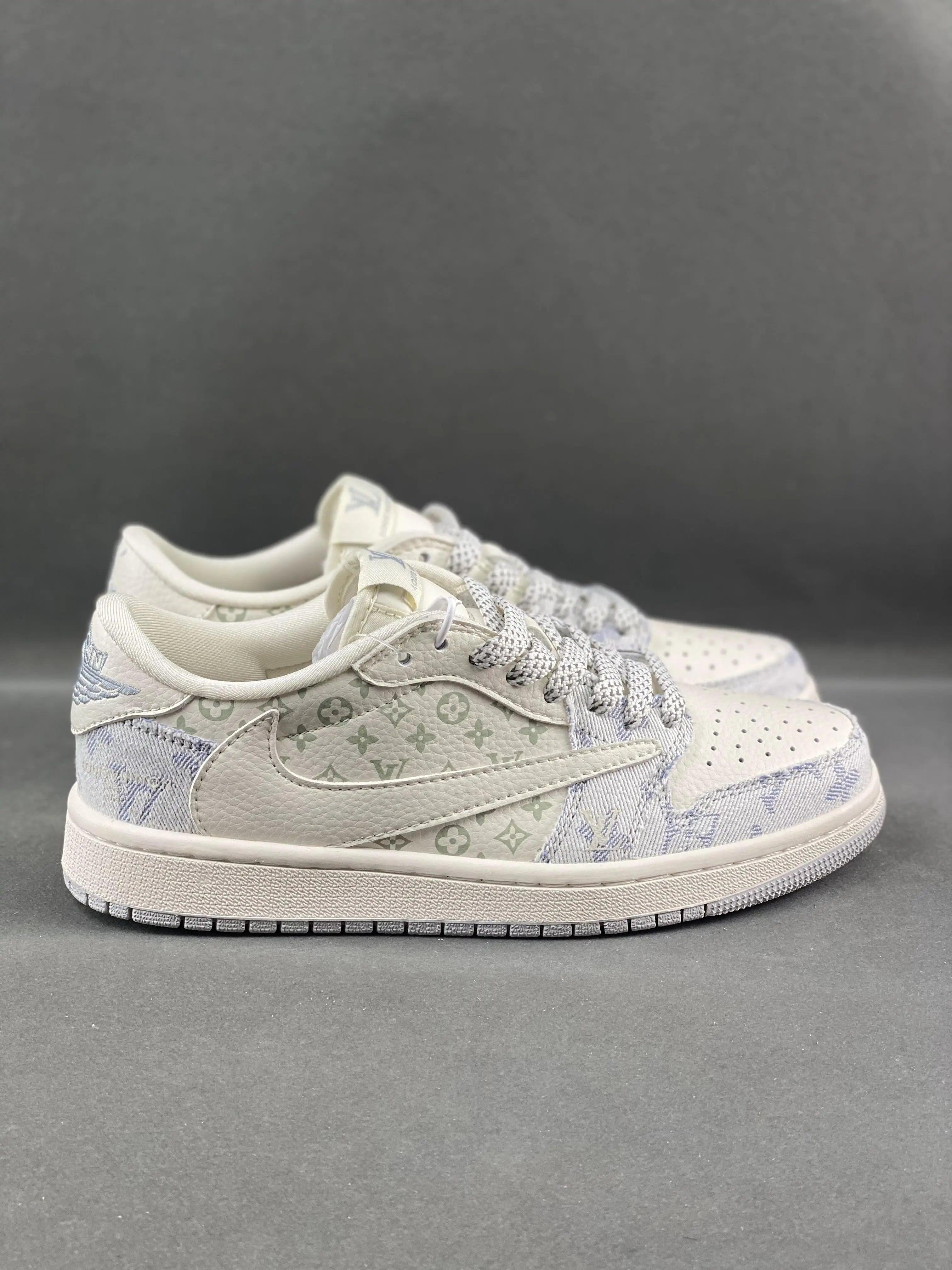 Custom Travis Scott x Air Jordan 1 x LV SJ2068-007 - sneakerhillcom