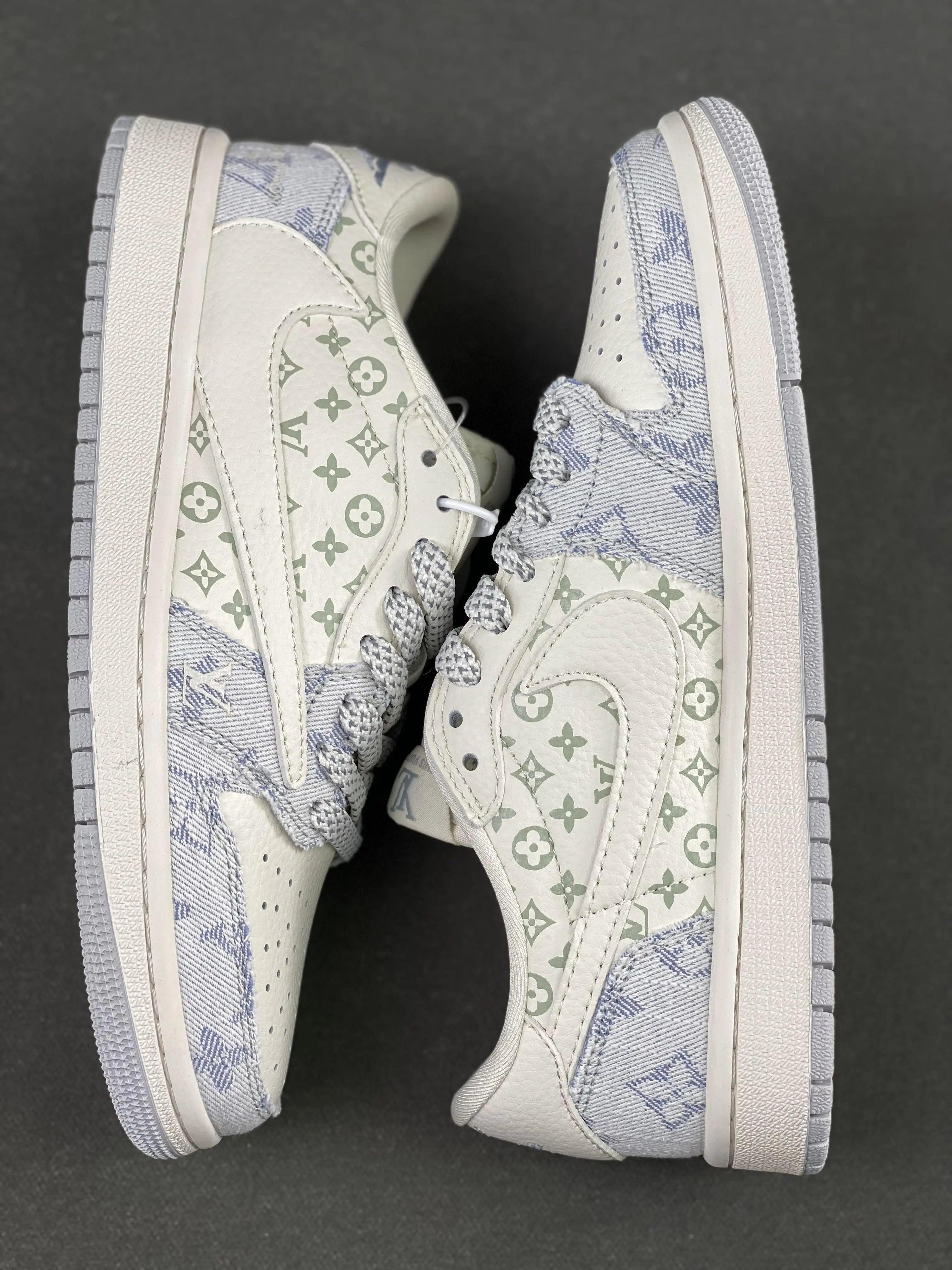 Custom Travis Scott x Air Jordan 1 x LV SJ2068-007 - sneakerhillcom