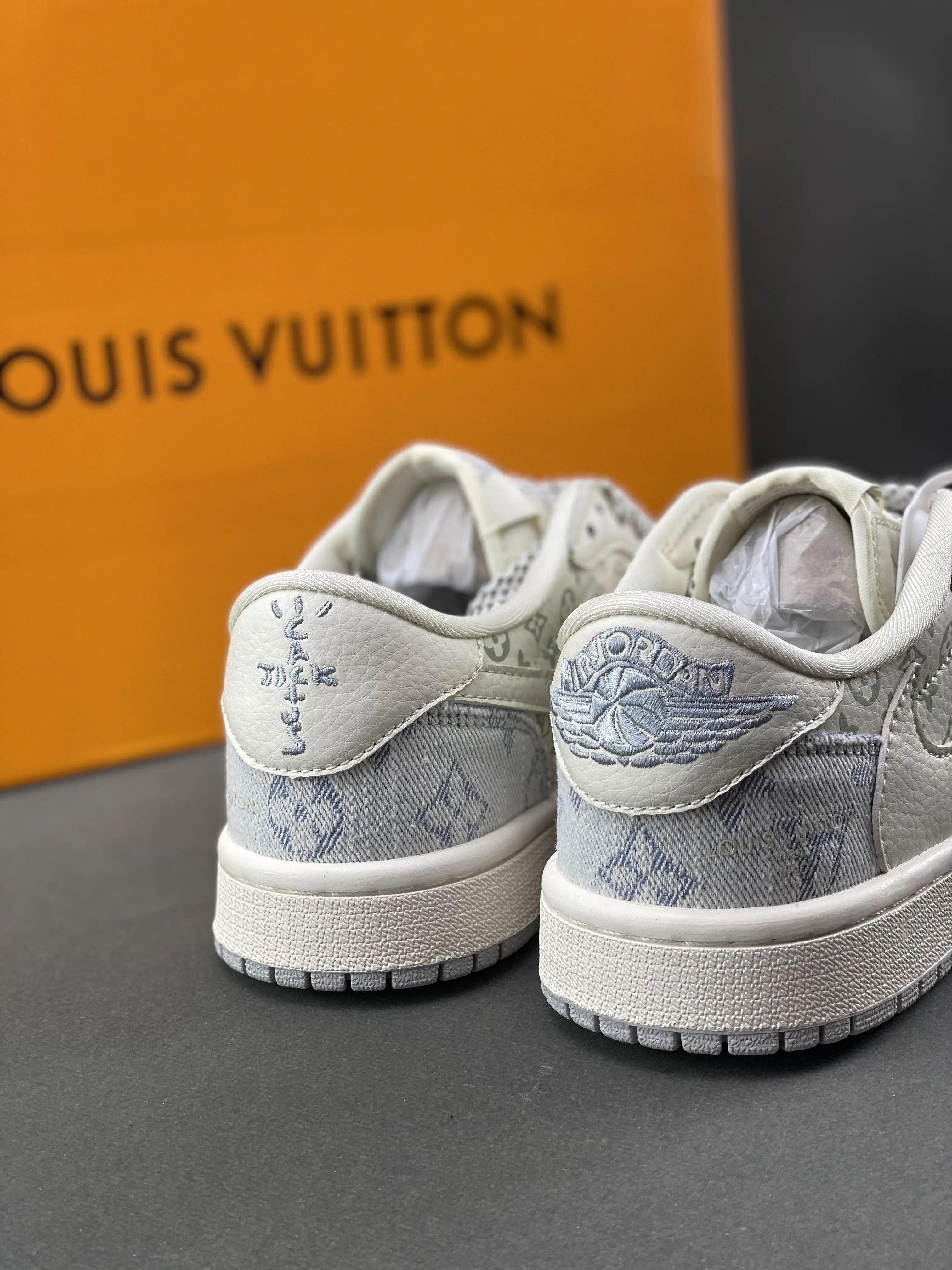 Custom Travis Scott x Air Jordan 1 x LV SJ2068-007 - sneakerhillcom