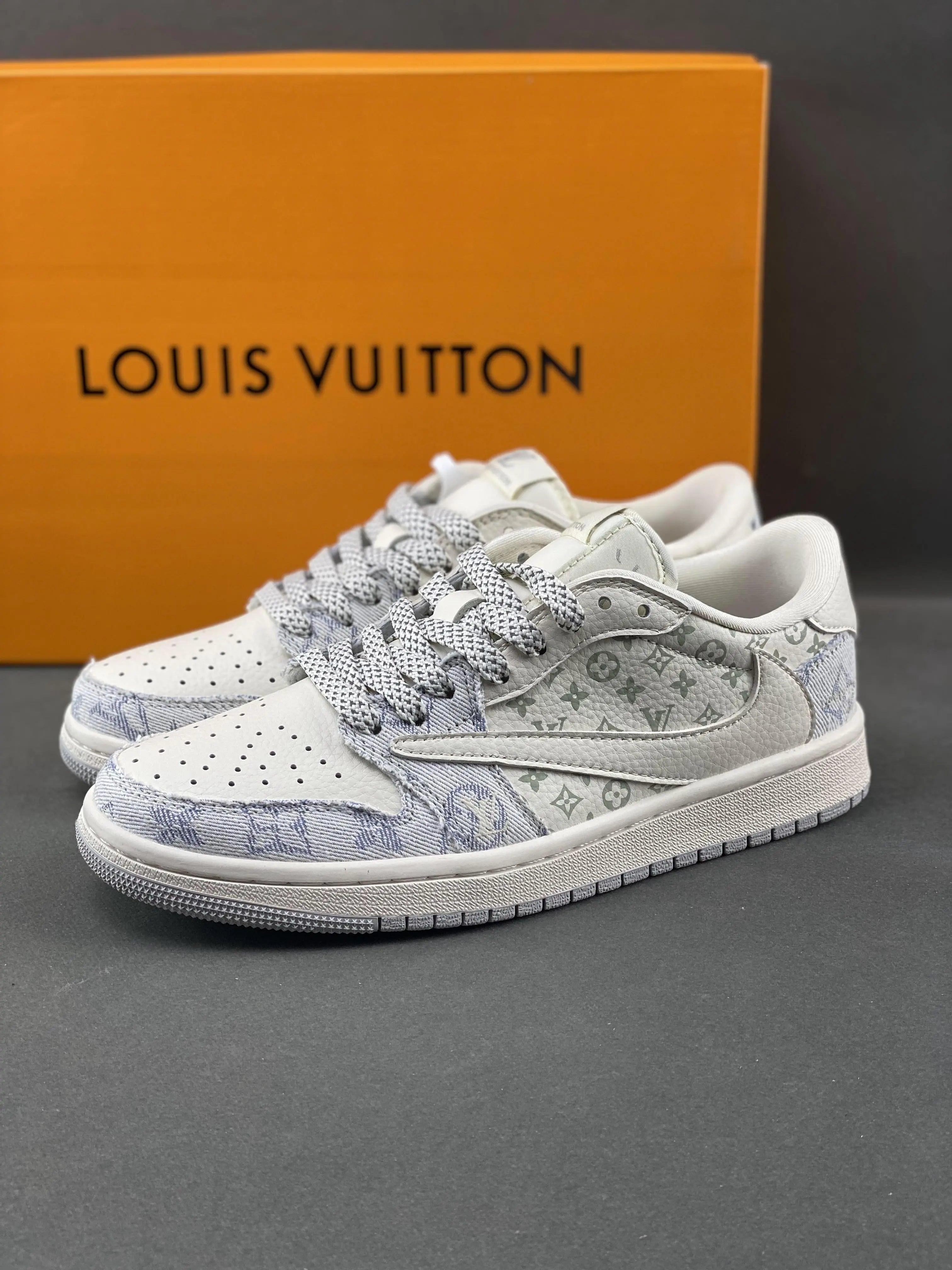 Custom Travis Scott x Air Jordan 1 x LV SJ2068-007 - sneakerhillcom