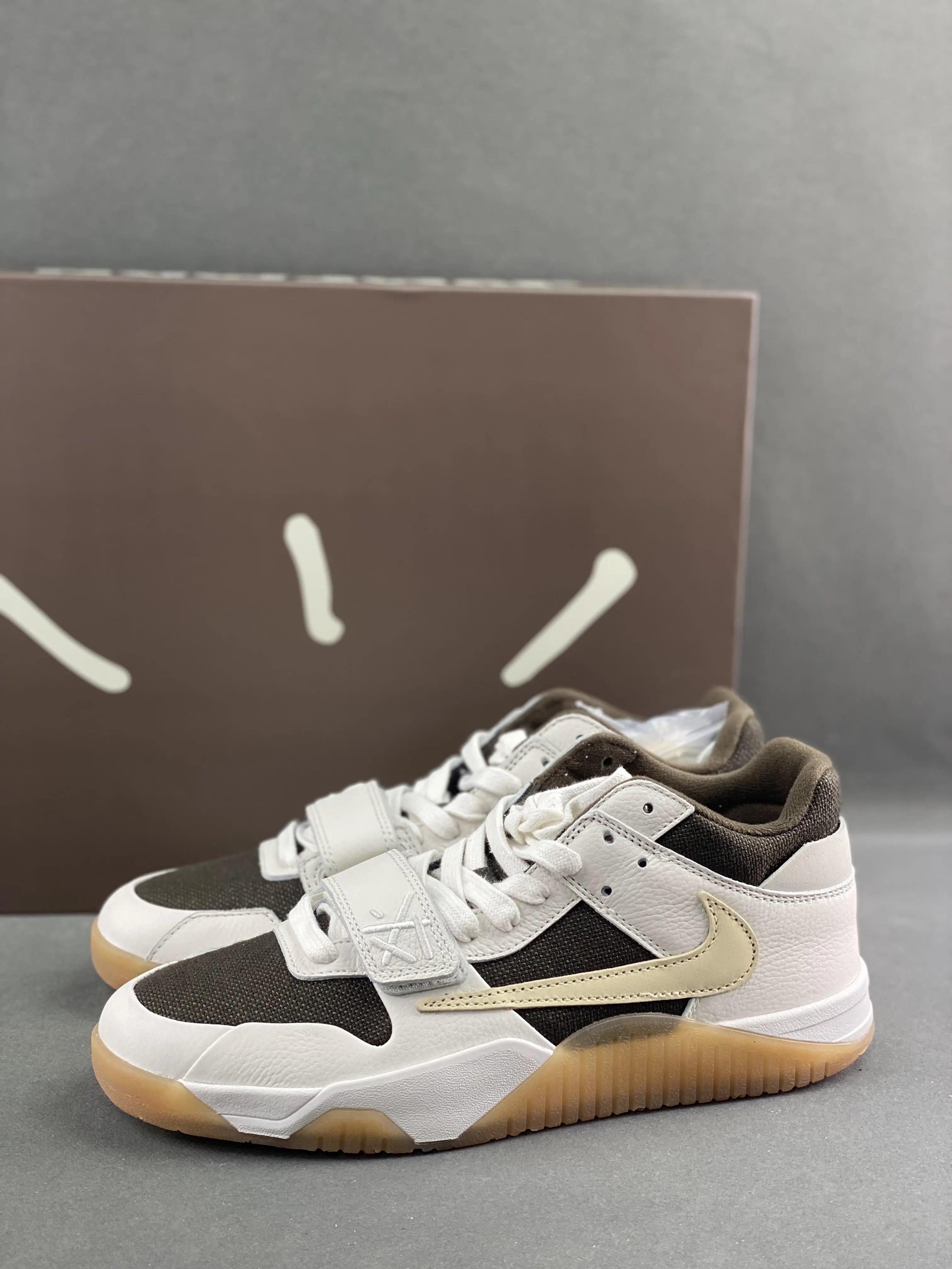 Custom Travis Scott x Air Jordan Executive The Check - sneakerhillcom