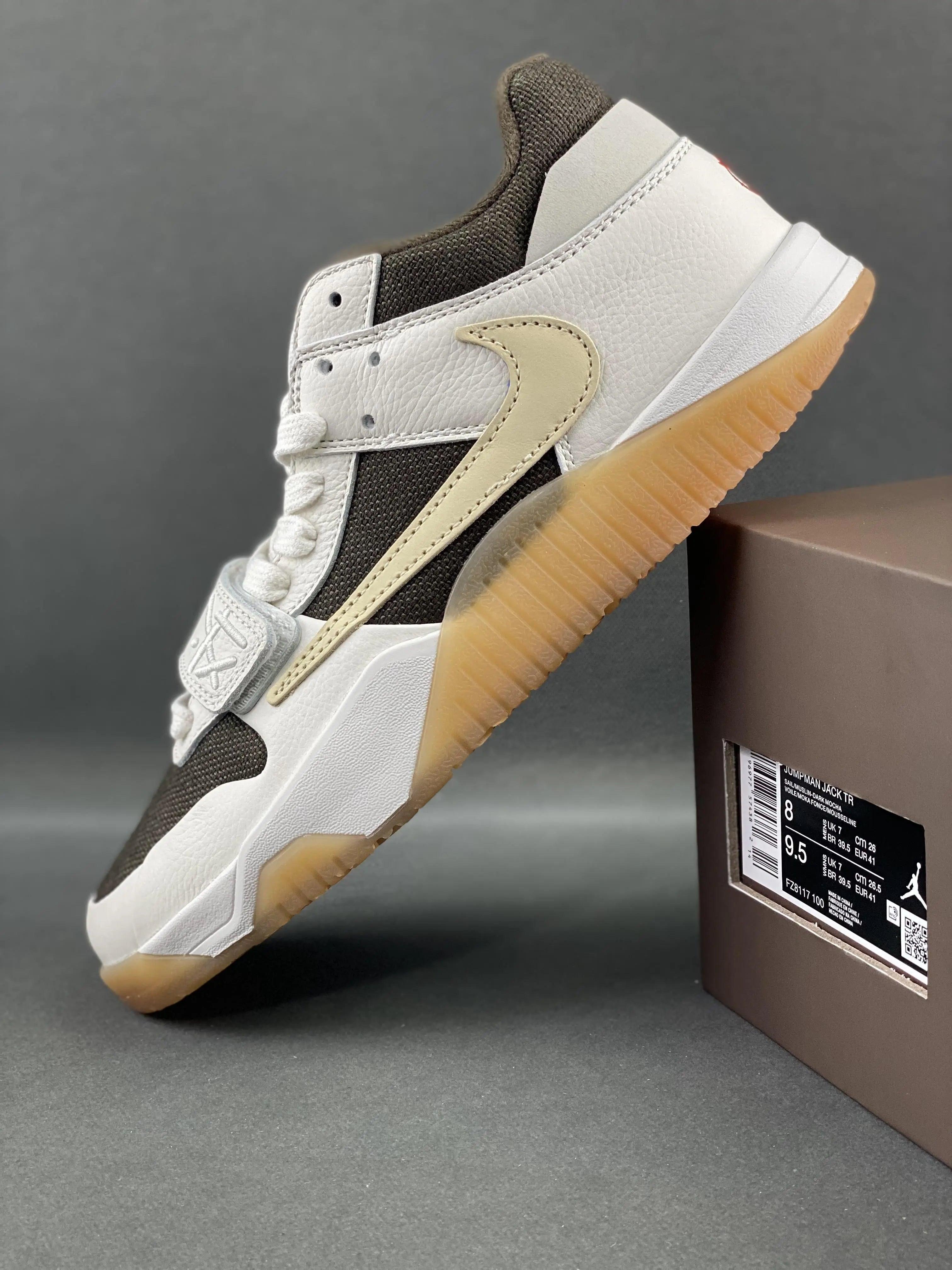 Custom Travis Scott x Air Jordan Executive The Check - sneakerhillcom