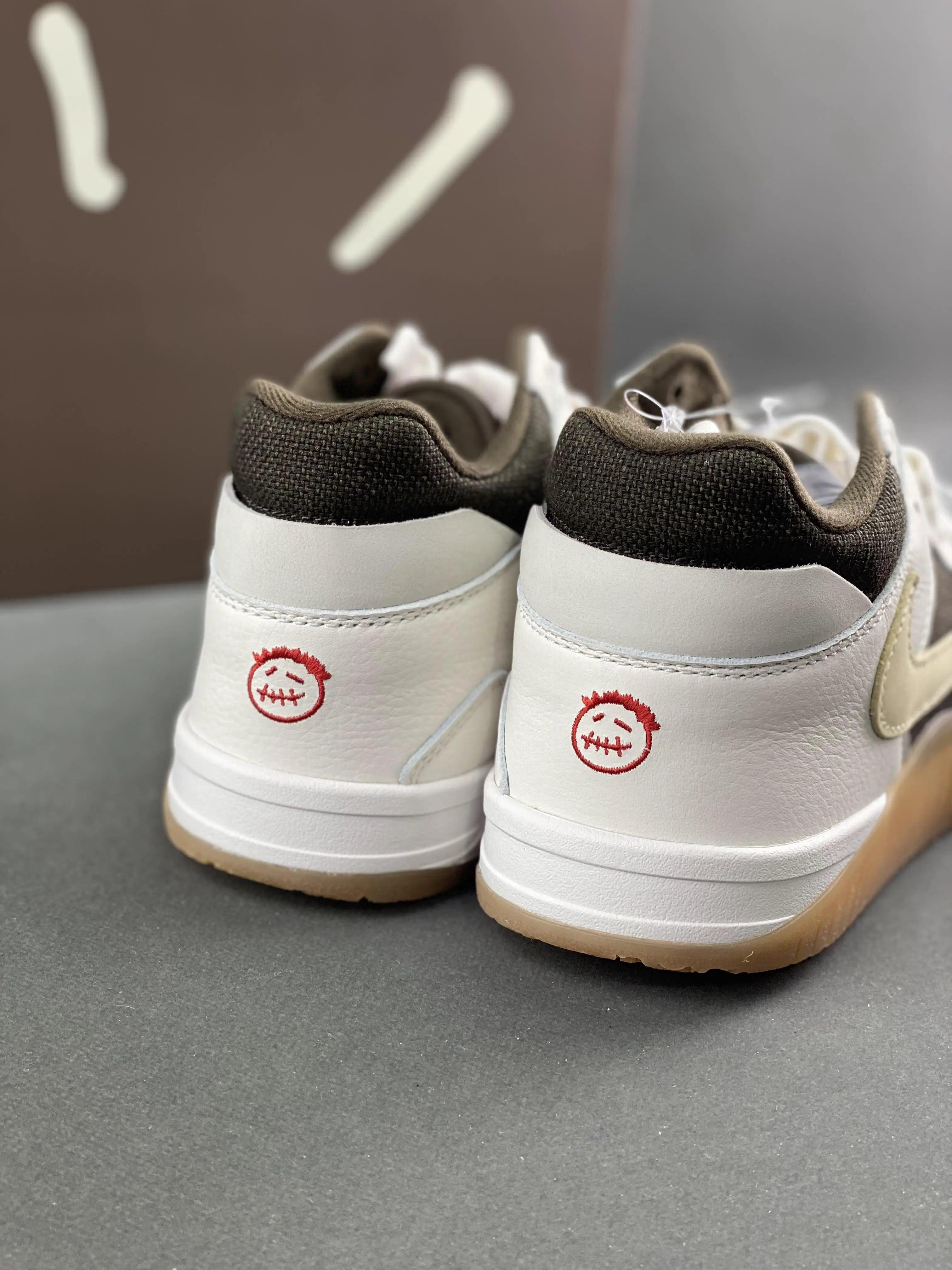 Custom Travis Scott x Air Jordan Executive The Check - sneakerhillcom