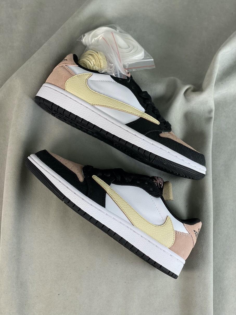 Custom Travis Scott x Fragment x Air Jordan 1 Low CQ4277-995 - sneakerhillcom