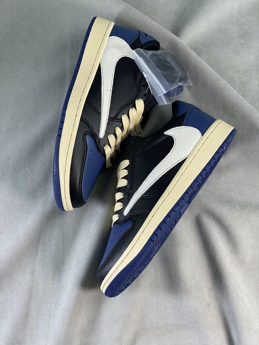 Custom Travis Scott x Fragment x Air Jordan 1 Low DM7866-001 - sneakerhillcom