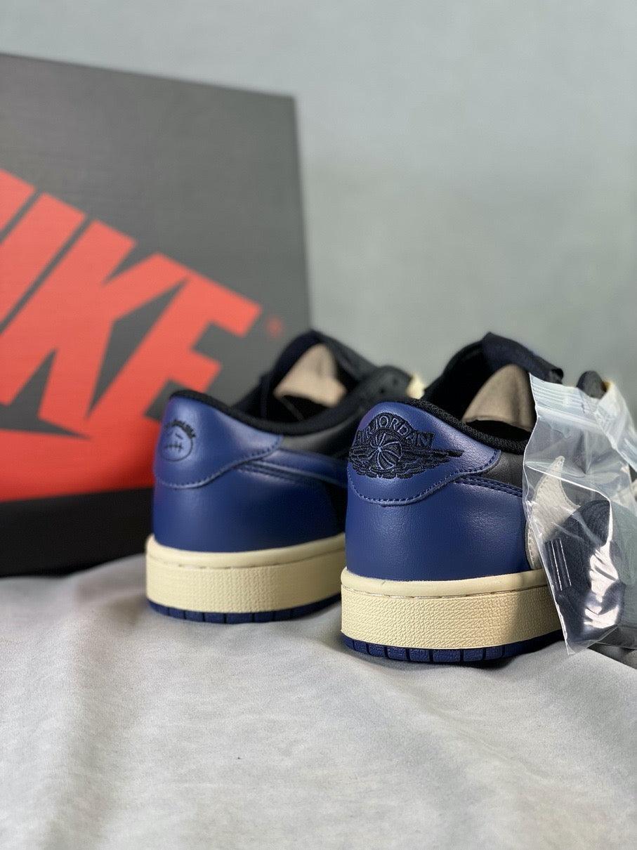 Custom Travis Scott x Fragment x Air Jordan 1 Low DM7866-001 - sneakerhillcom