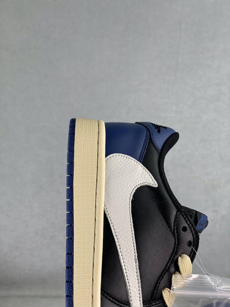 Custom Travis Scott x Fragment x Air Jordan 1 Low DM7866-001 - sneakerhillcom