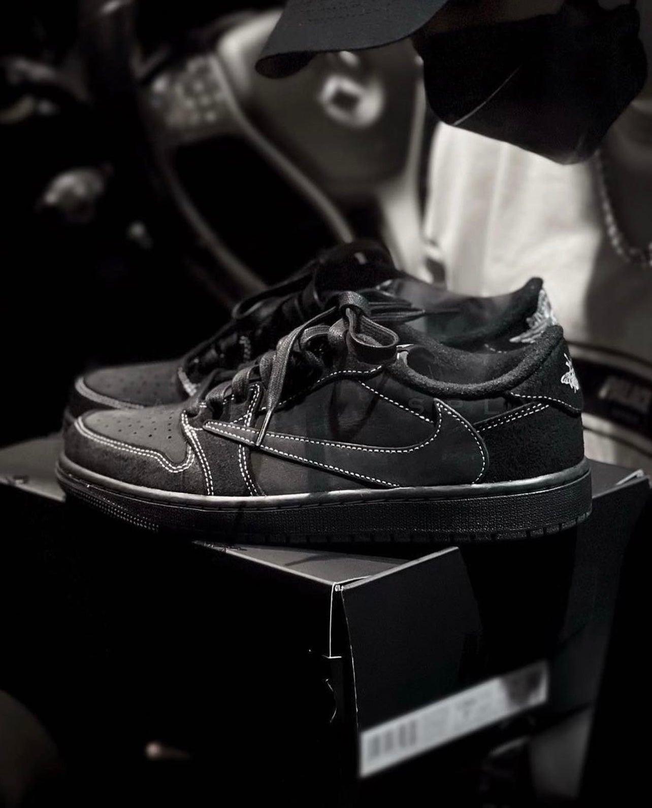 Custom Travis Scott x Fragment x Air Jordan 1 Low DM7866-001 - sneakerhillcom