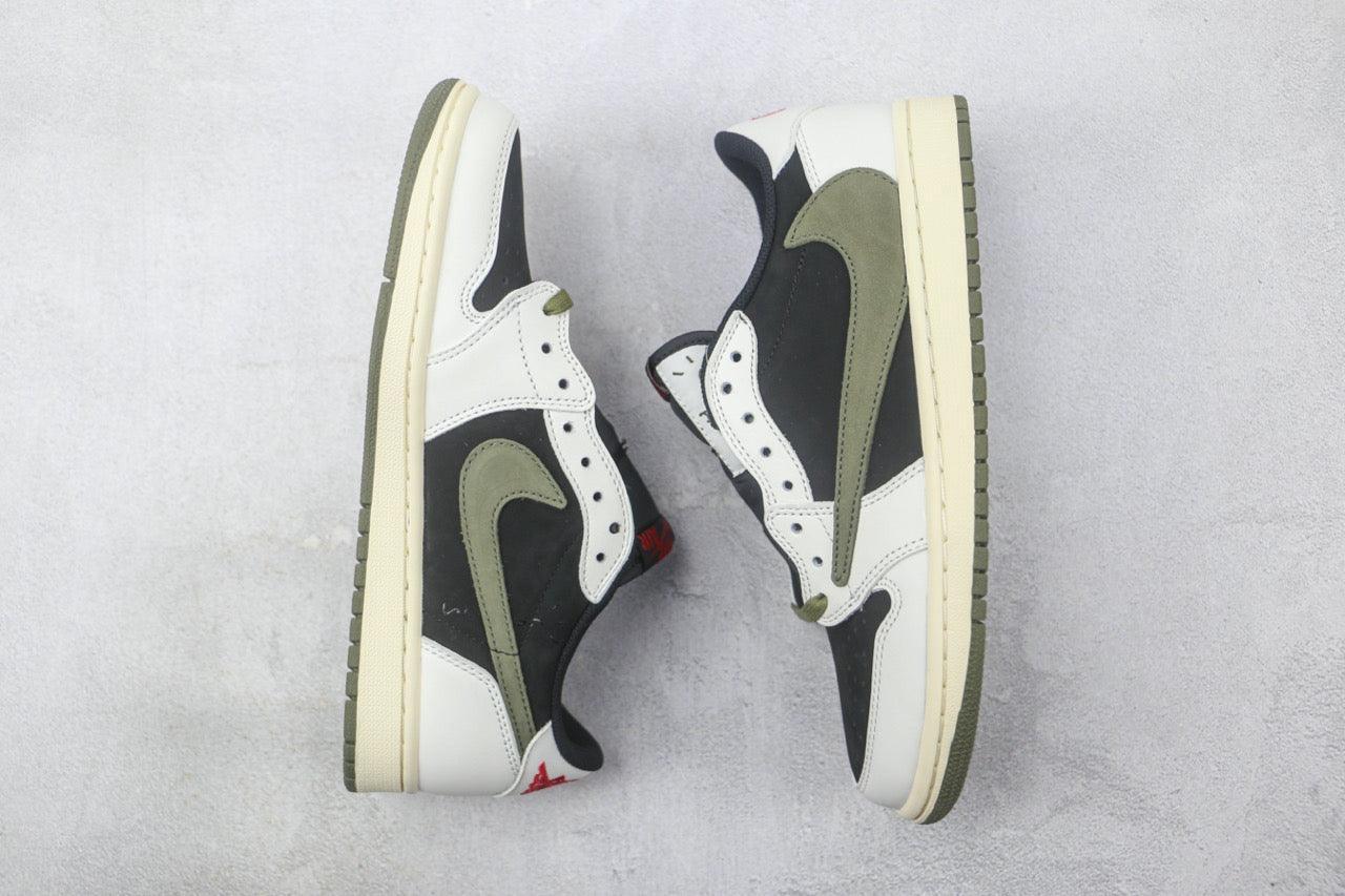 Custom Travis Scott x Fragment x Air Jordan 1 Low DZ4137 106 - sneakerhillcom