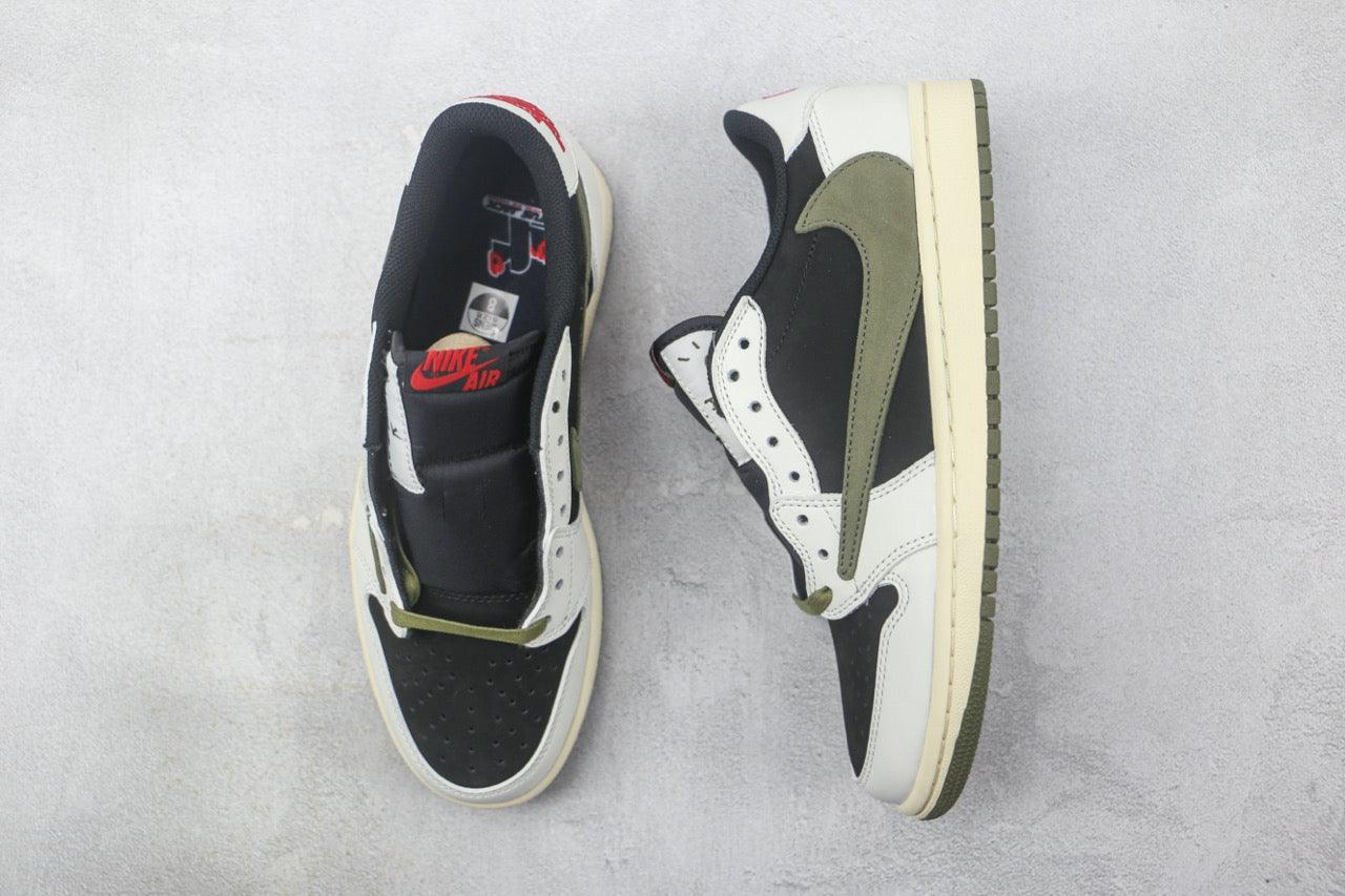 Custom Travis Scott x Fragment x Air Jordan 1 Low DZ4137 106 - sneakerhillcom