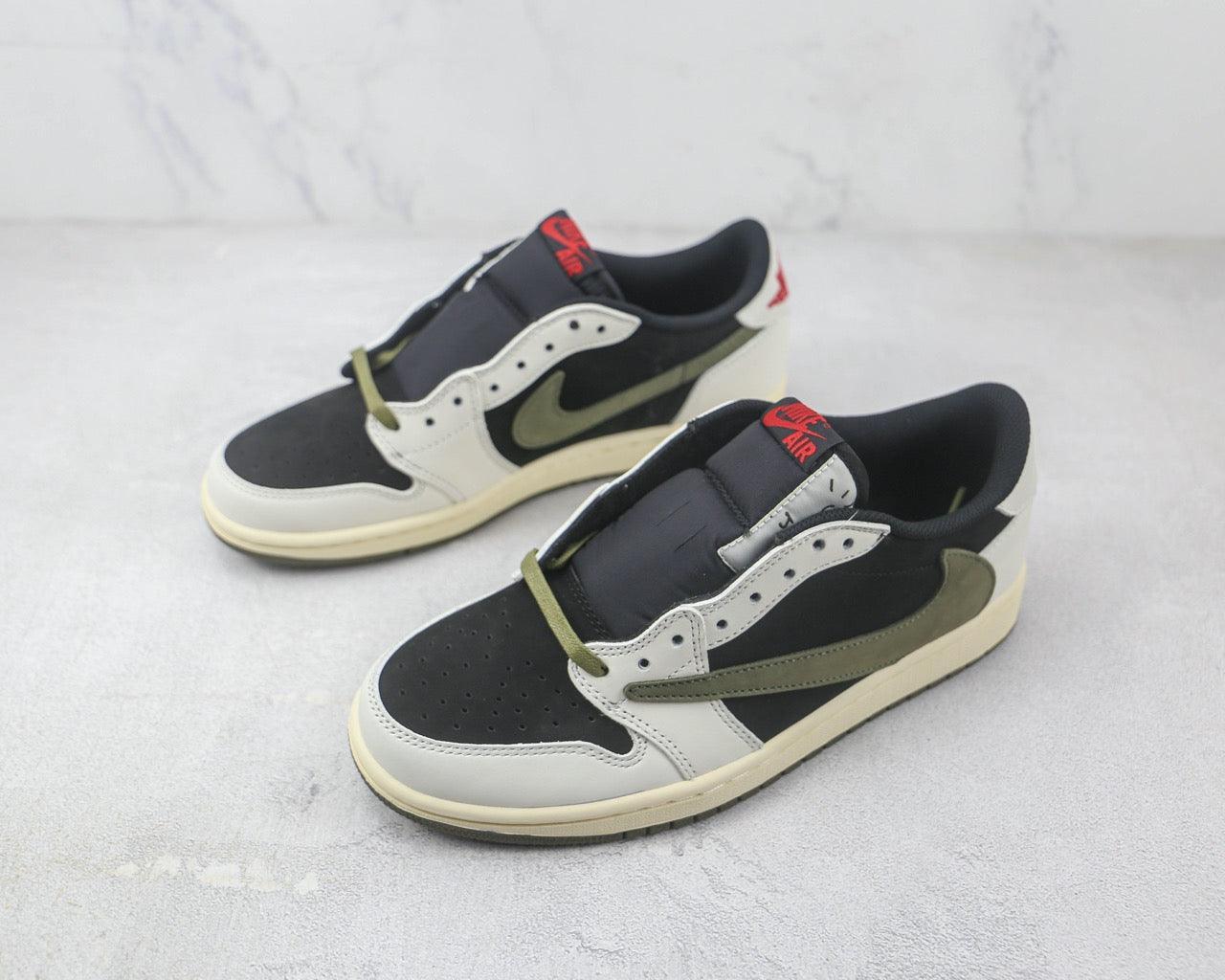 Custom Travis Scott x Fragment x Air Jordan 1 Low DZ4137 106 - sneakerhillcom