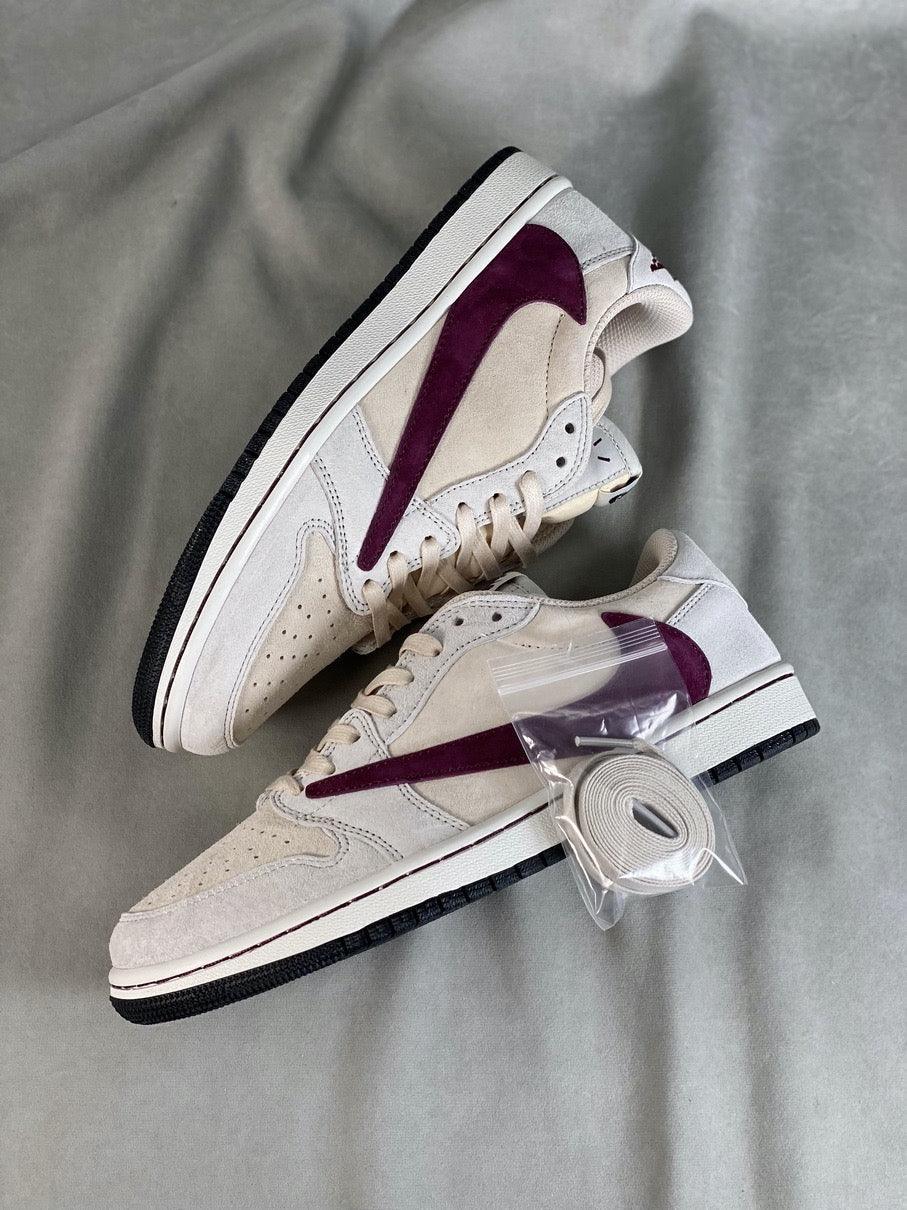 Custom Travis Scott x Fragment x Air Jordan 1 Low OG DM7866-888 - sneakerhillcom