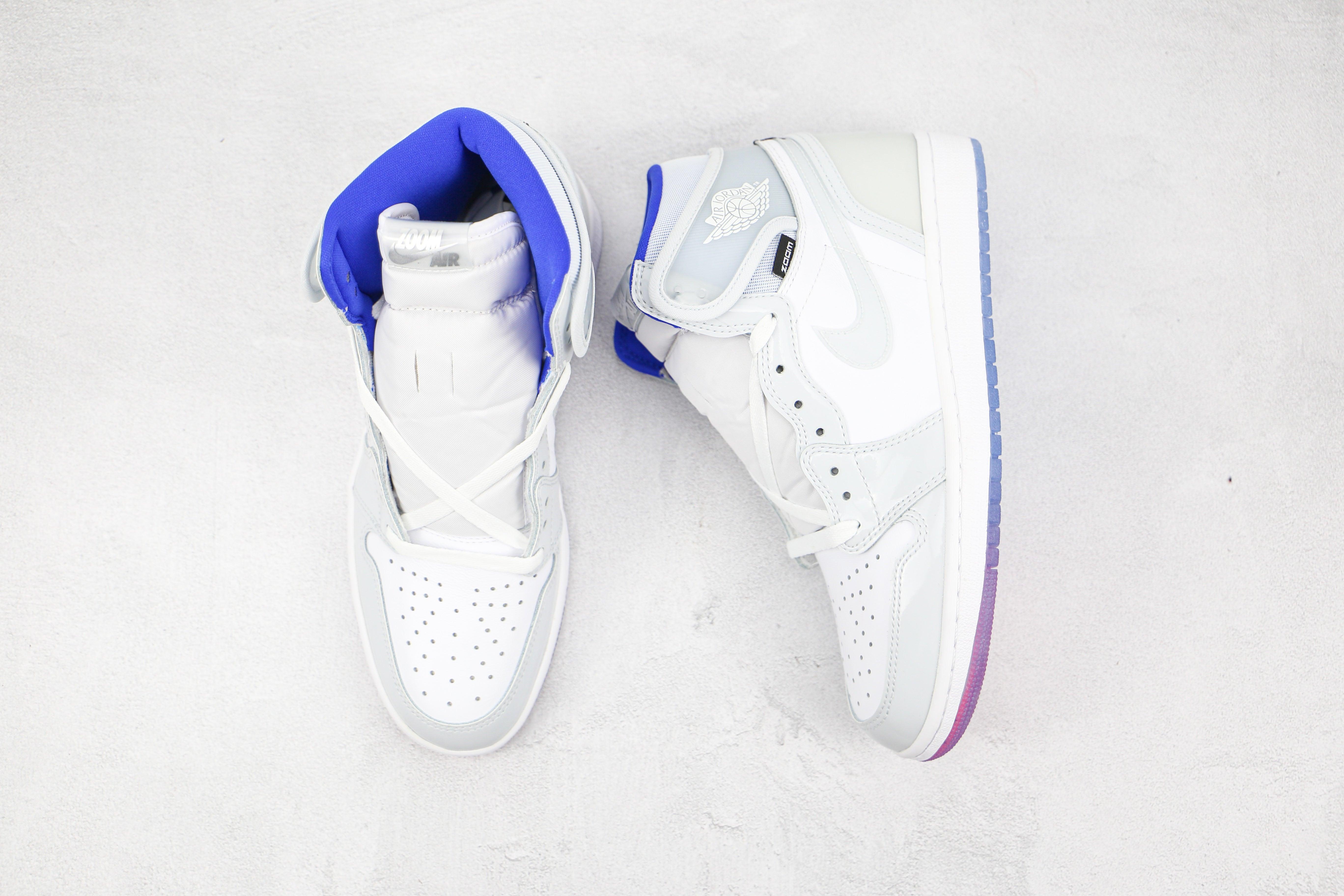 Custom White Jordan 1 High Q ( Customs And Box ), Jordan 1 Sneakers Active - sneakerhillcom