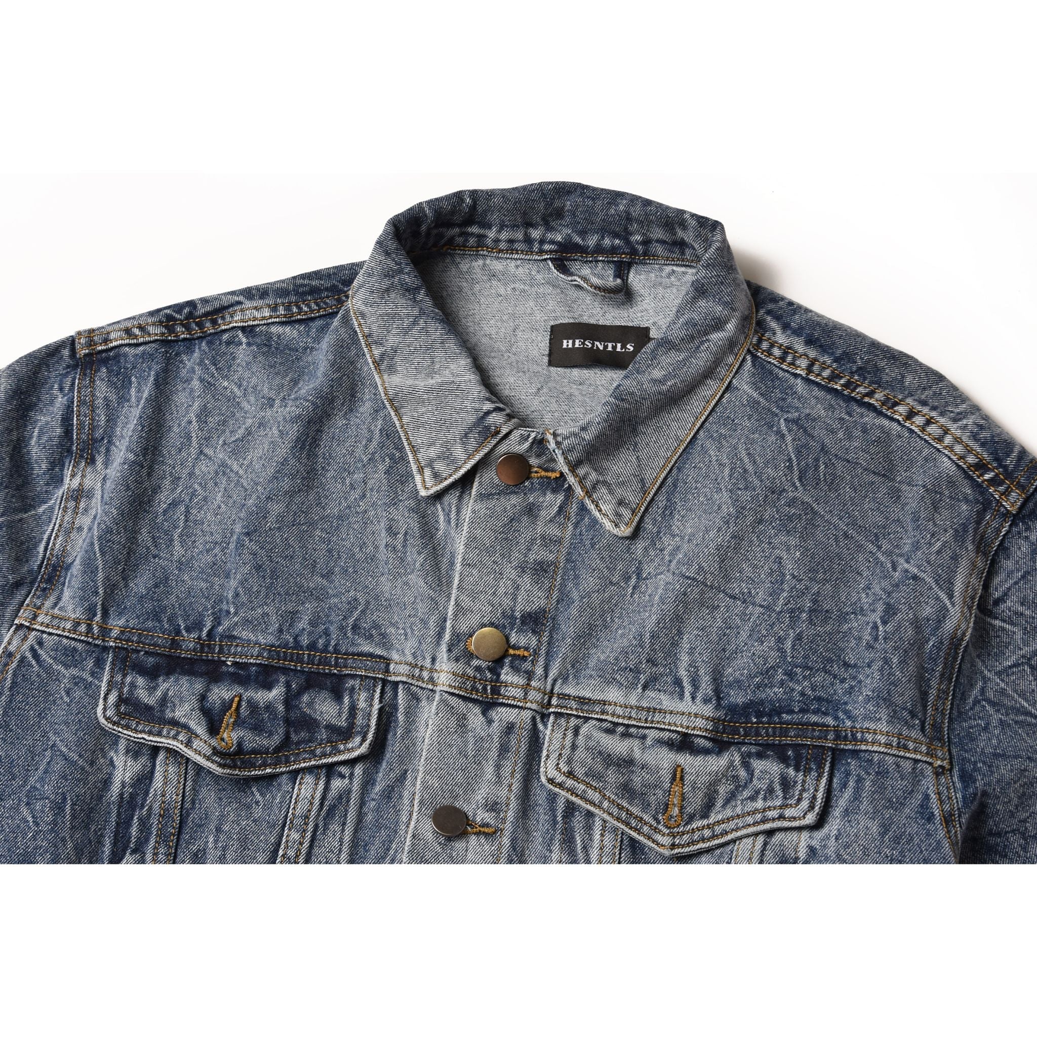 VX1 | Washed Blue Denim Jacket - sneakerhillcom