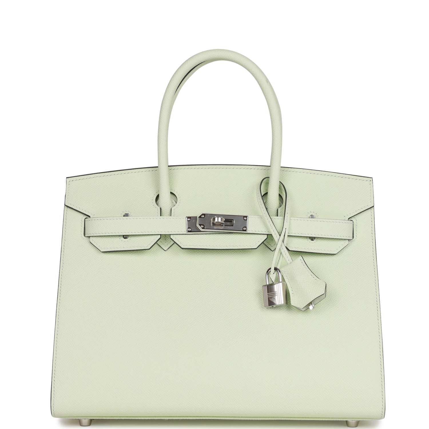 Birkin Sellier 30 Vert Fizz Epsom Palladium Hardware Kilta bags