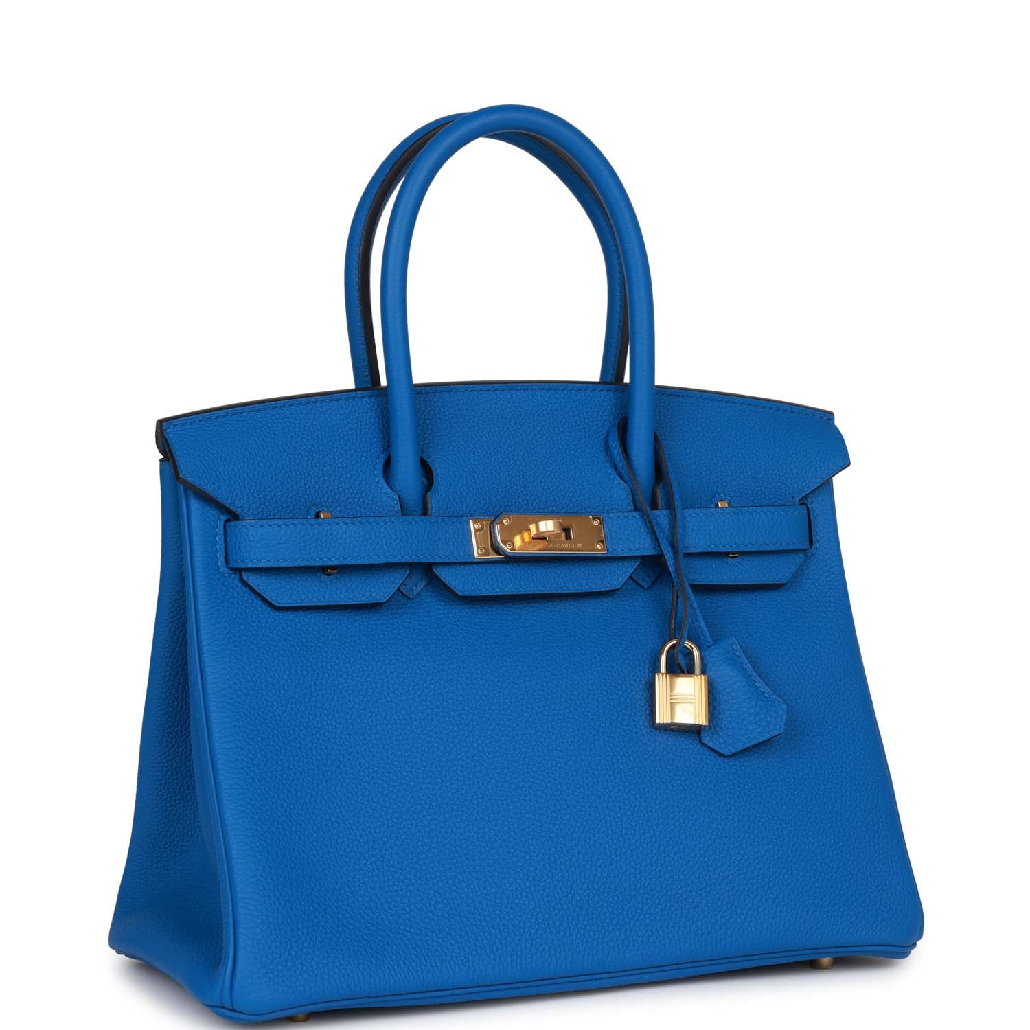 Birkin 30 Bleu Zellige Togo Gold Hardware Kilta bags