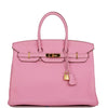 Birkin 35 Bubblegum Togo Gold Hardware Kilta bags