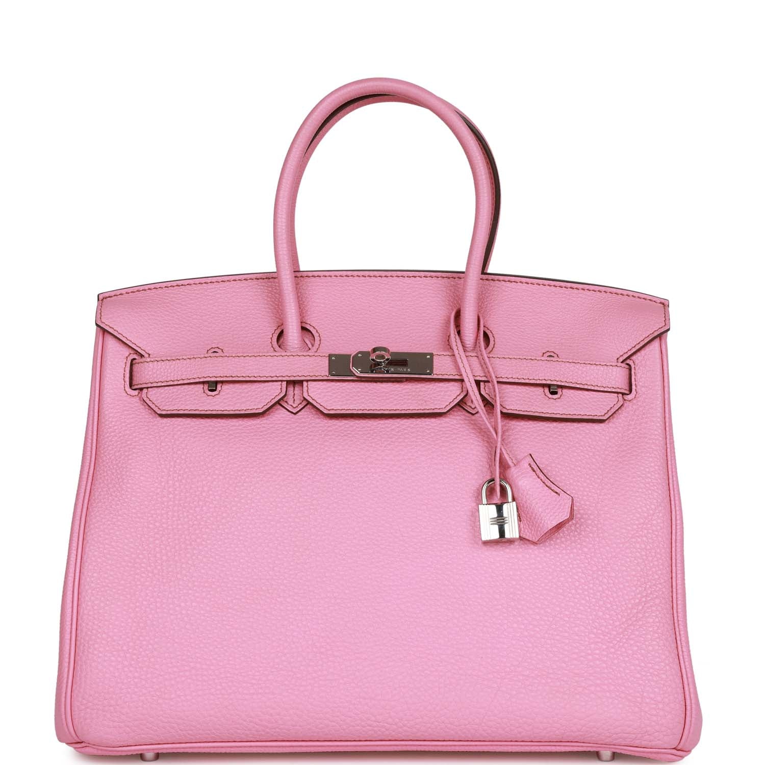 Birkin 35 Bubblegum Togo Palladium Hardware Kilta bags