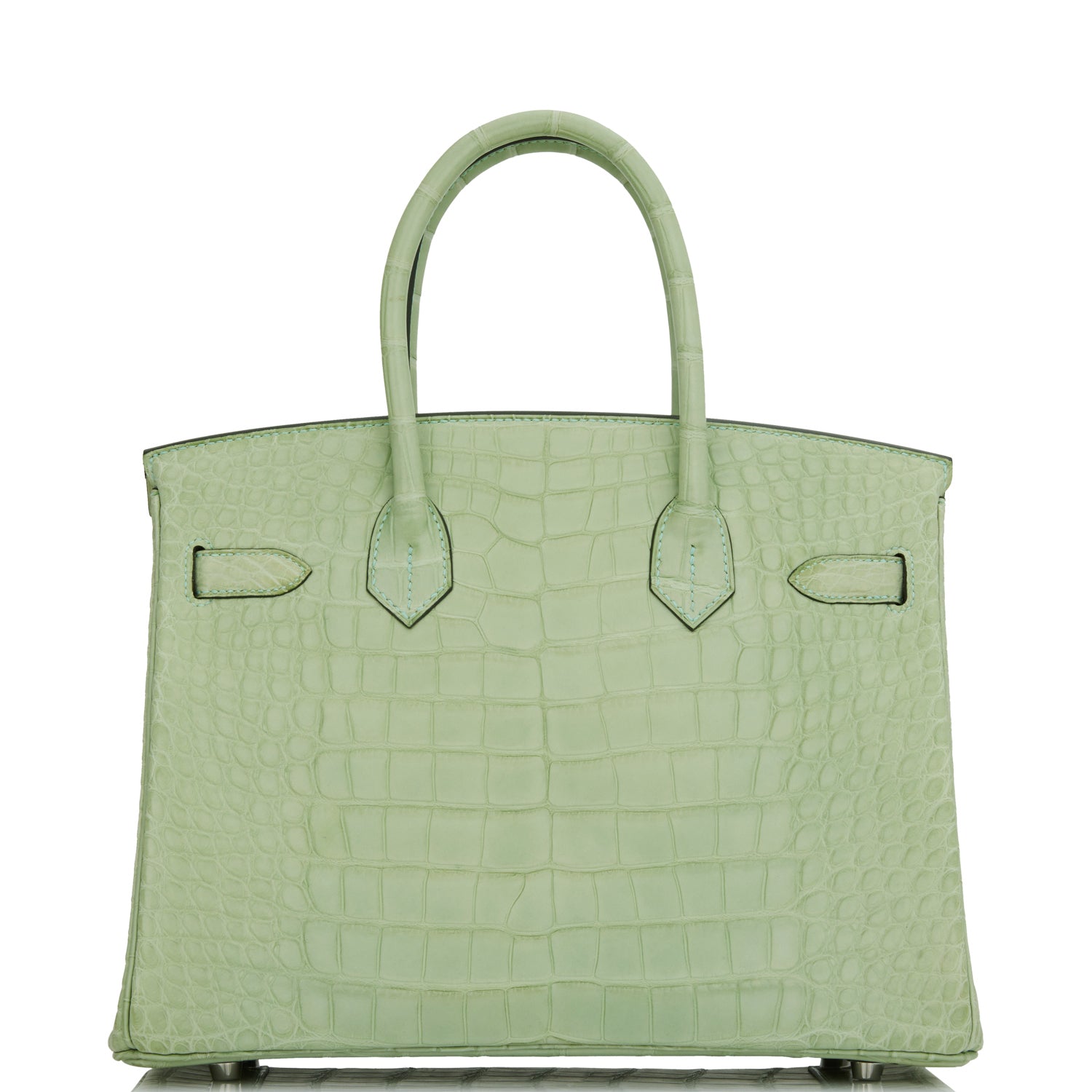 Birkin 30 Vert D'Eau Matte Alligator Palladium Hardware - sneakerlandnet