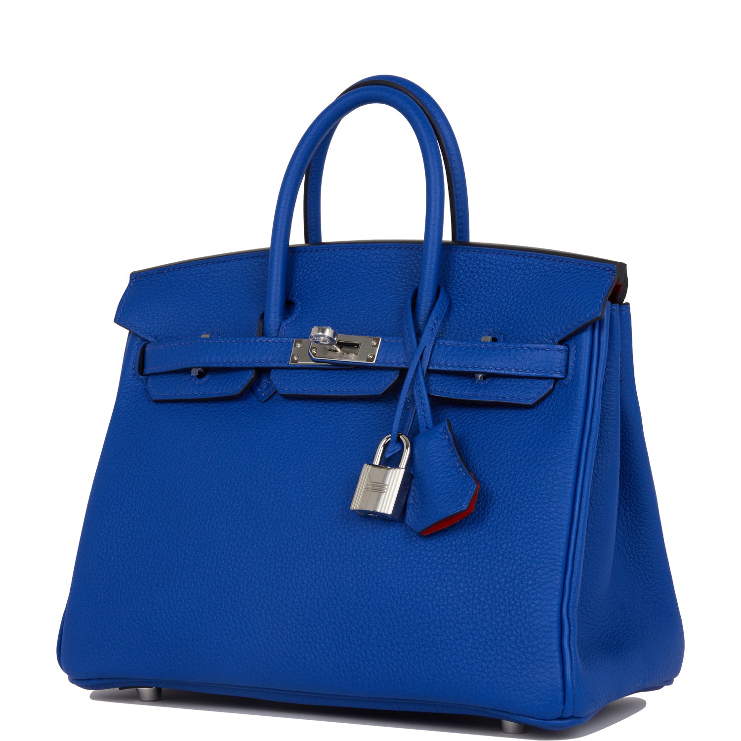 Birkin 25 Bleu Royal Verso Togo Palladium Hardware - sneakerlandnet