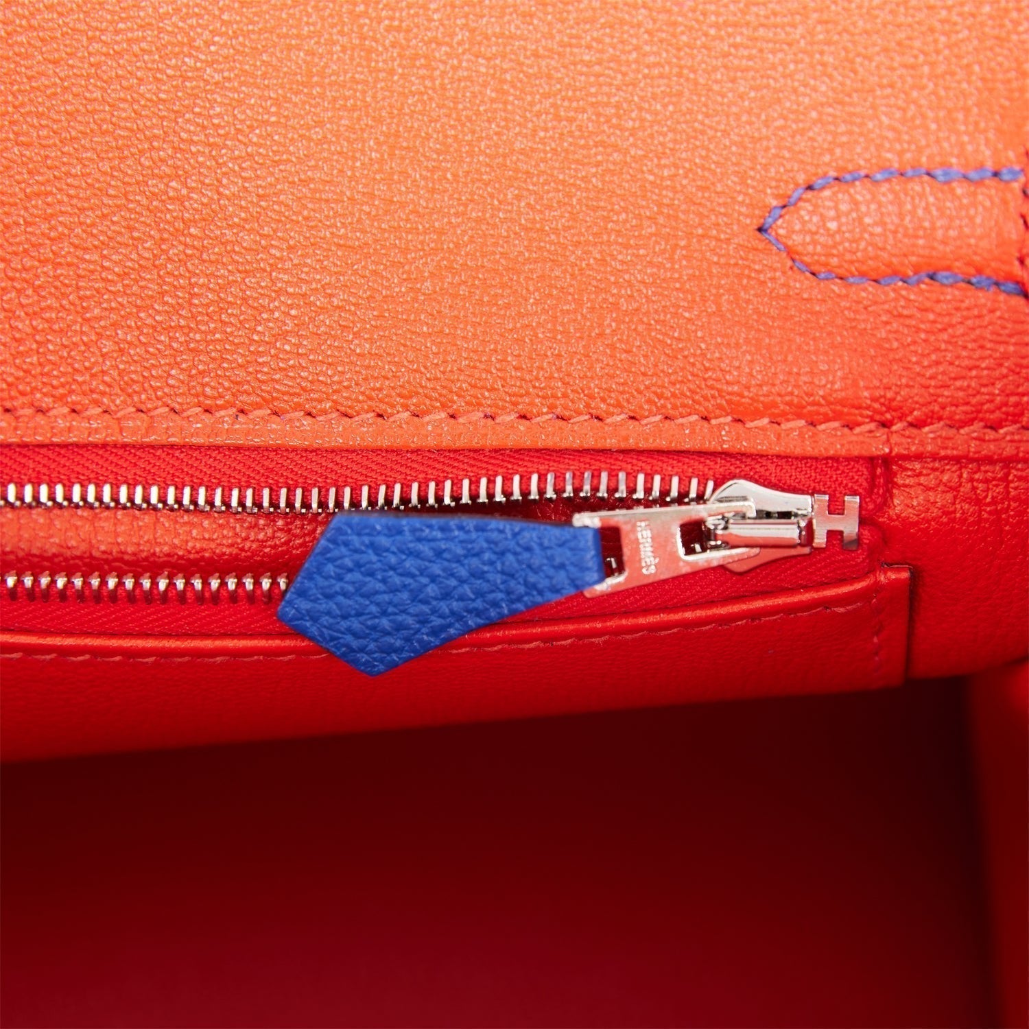 Birkin 25 Bleu Royal Verso Togo Palladium Hardware - sneakerlandnet