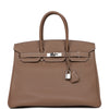 Birkin 35 Etoupe Togo Palladium Hardware Kilta bags