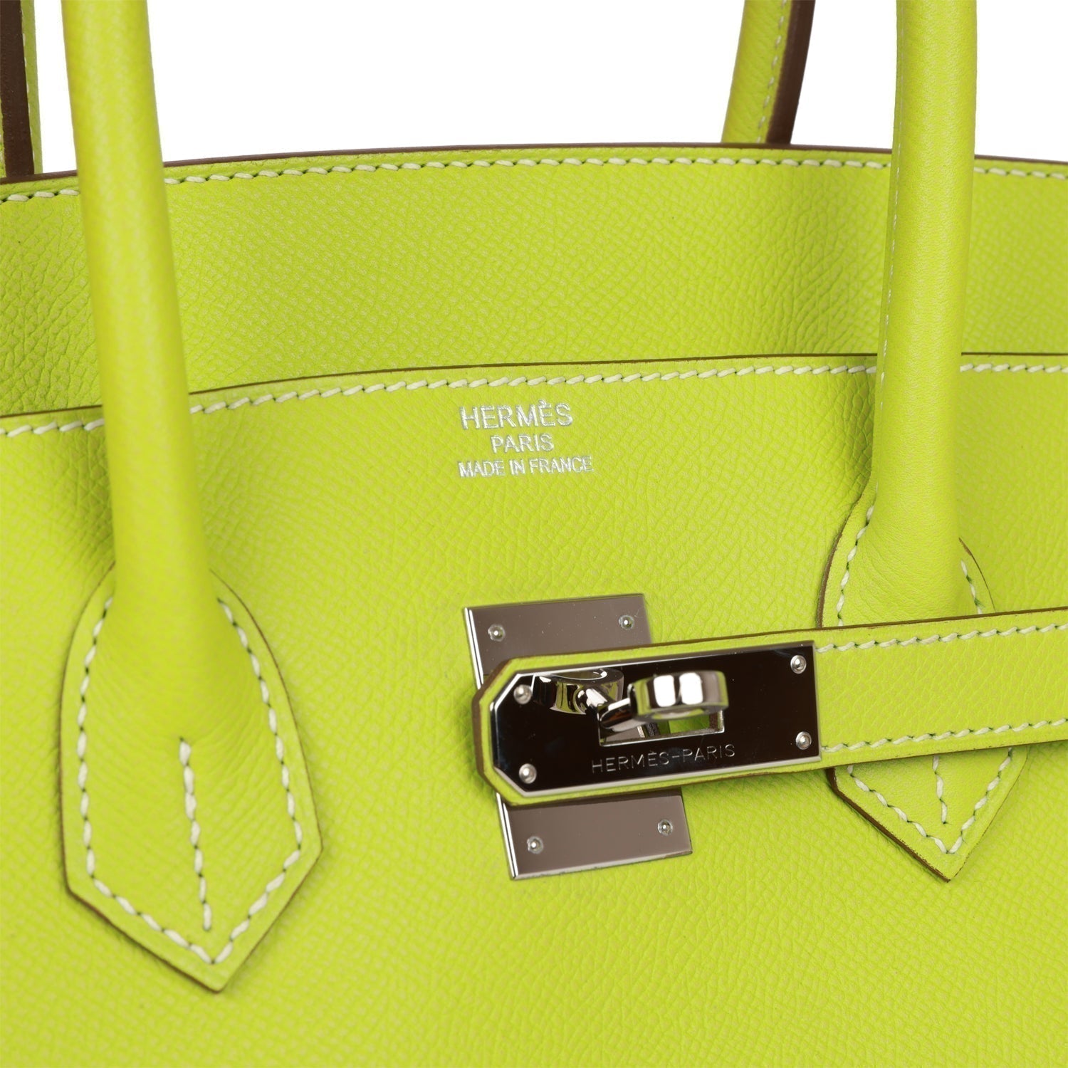 Birkin 35 Kiwi Candy Epsom Palladium Hardware Kilta bags