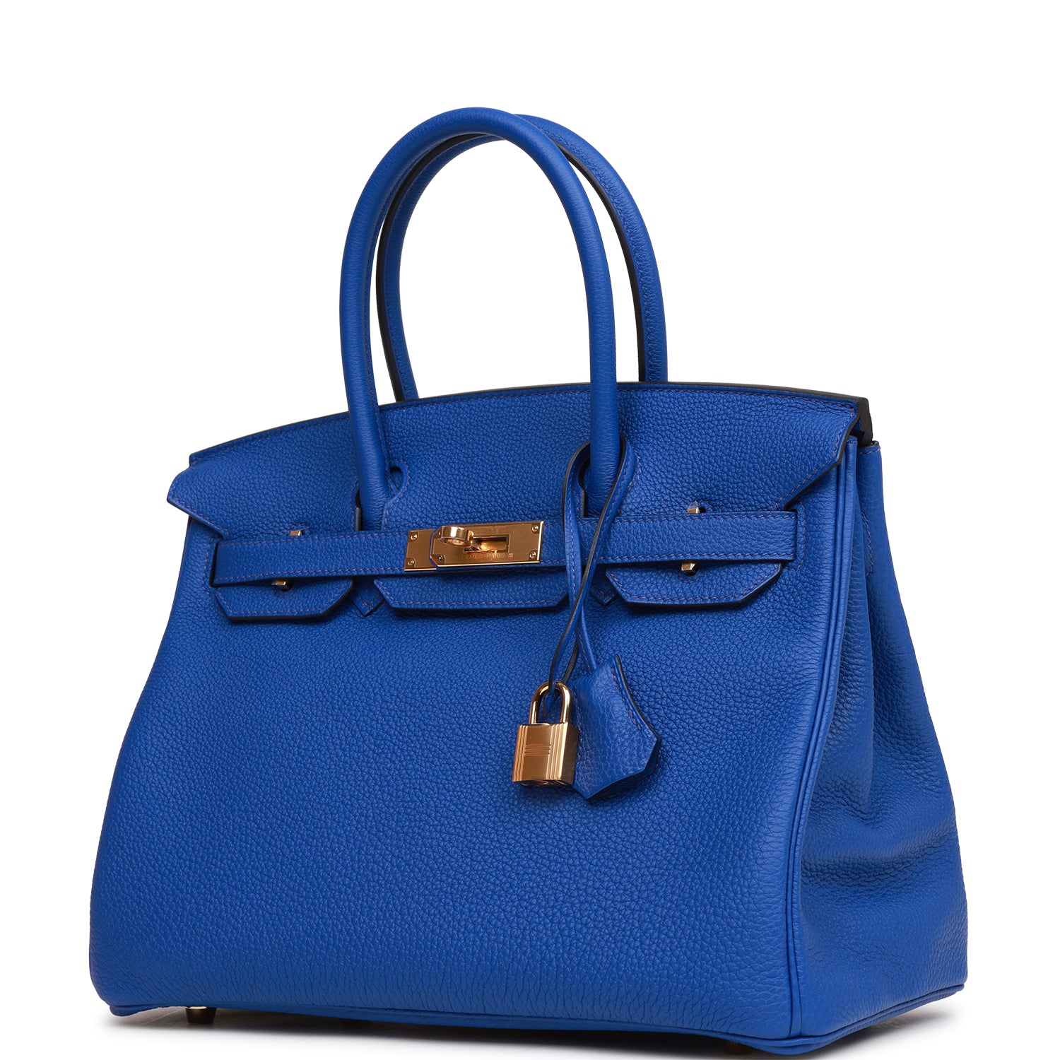 Birkin 30 Bleu Royal Togo Gold Hardware Kilta bags