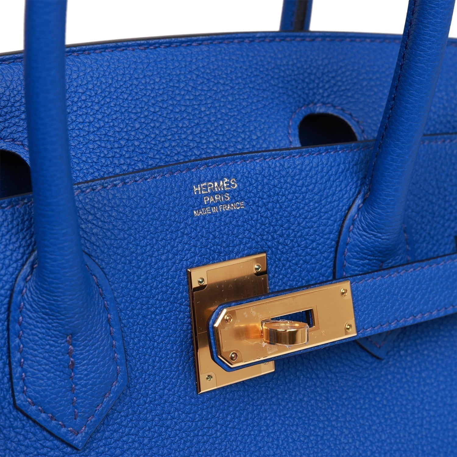 Birkin 30 Bleu Royal Togo Gold Hardware Kilta bags