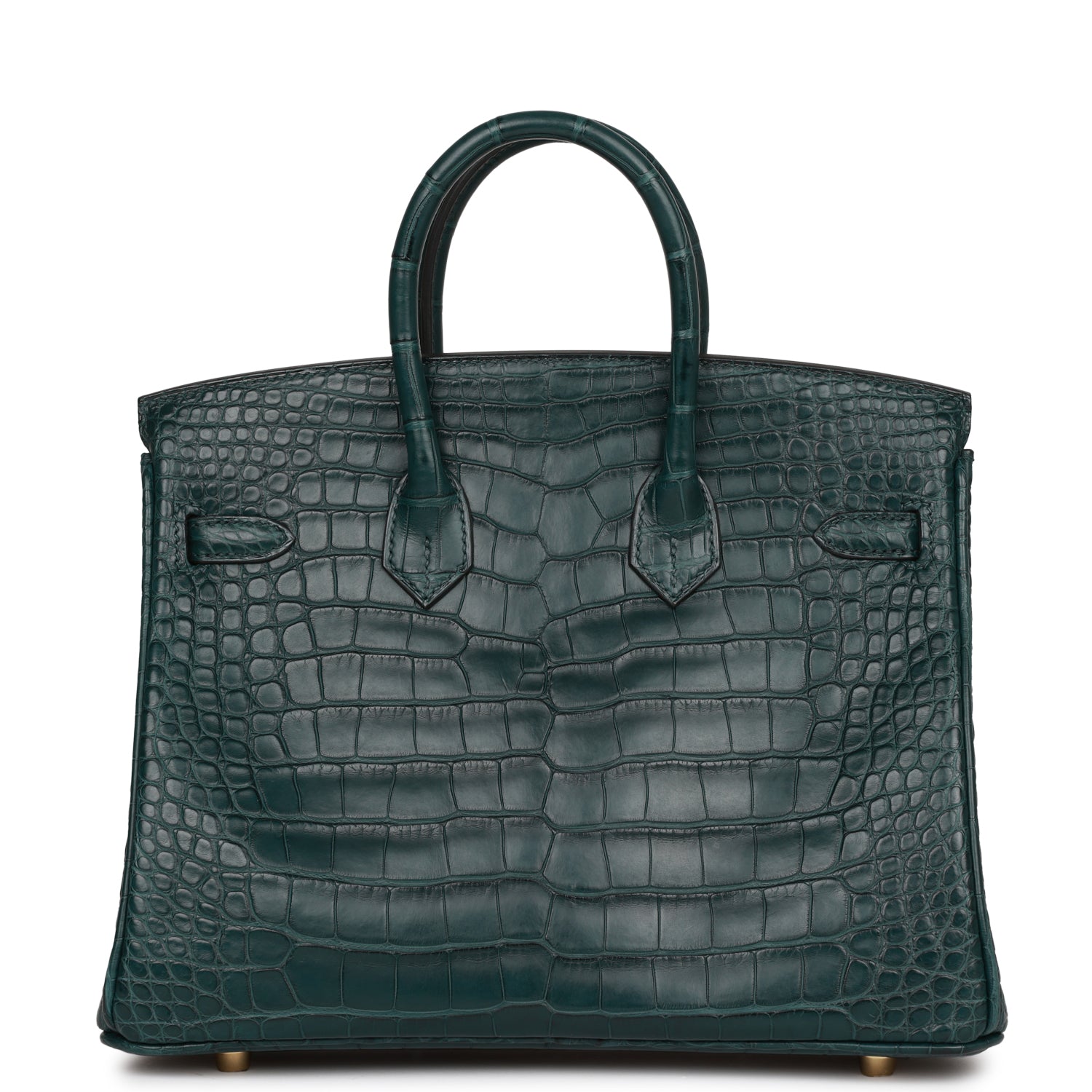 Birkin 25 Vert Cypress Matte Alligator Gold Hardware - sneakerlandnet