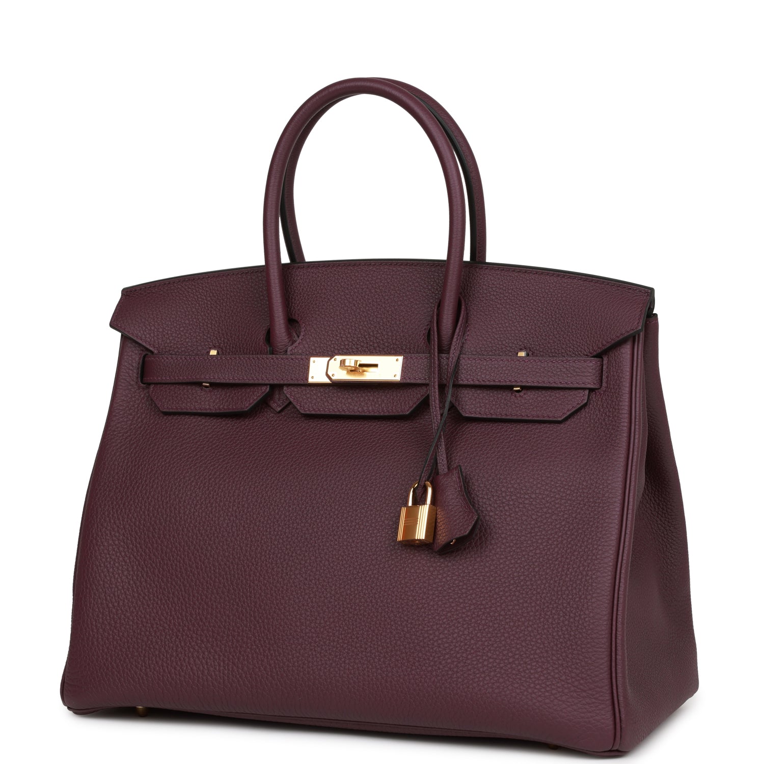 Birkin 35 Cassis Togo Gold Hardware Kilta bags