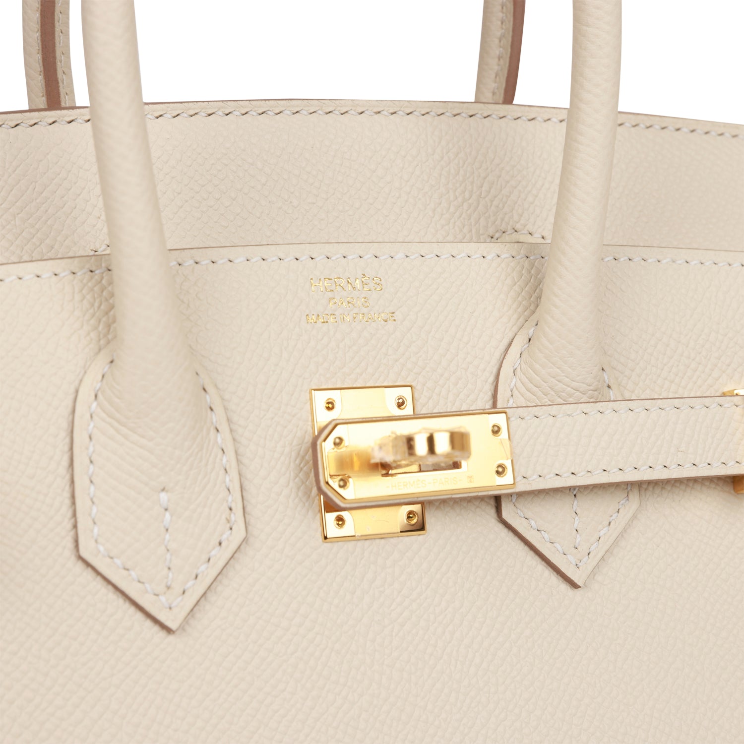 Birkin Sellier 25 Craie Epsom Gold Hardware Kilta bags