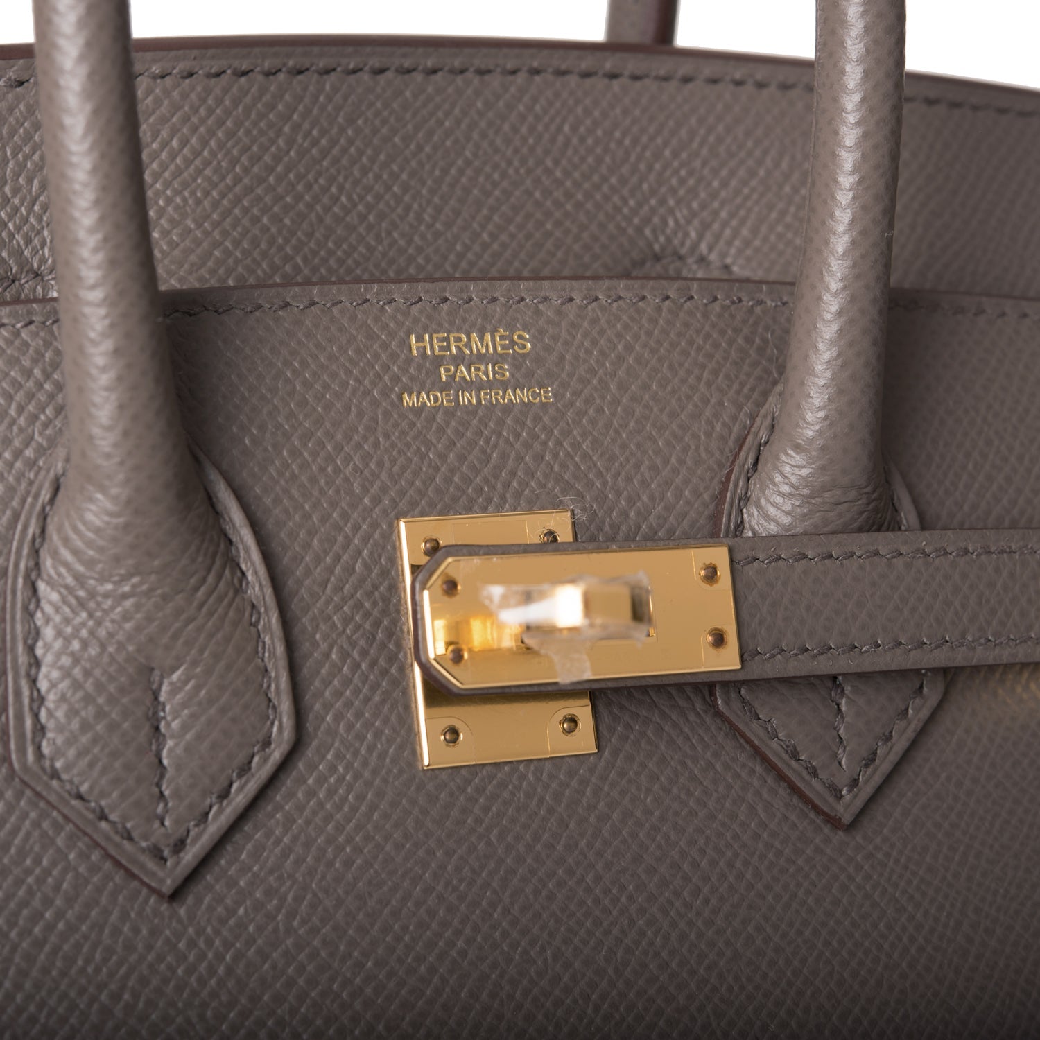 Hermes Birkin Sellier 25 Etain Epsom Gold Hardware - sneakerlandnet