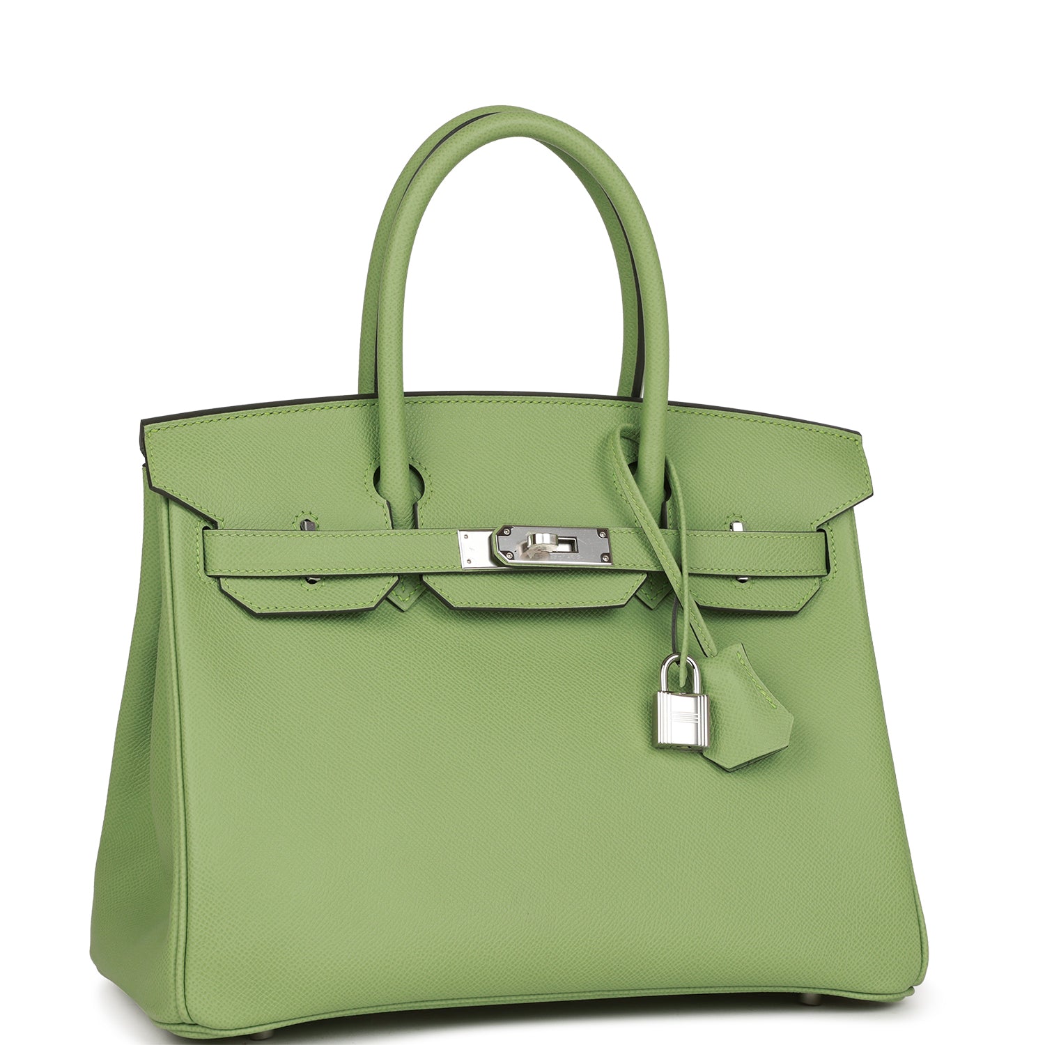 Birkin 30 Vert Criquet Epsom Palladium Hardware - sneakerlandnet