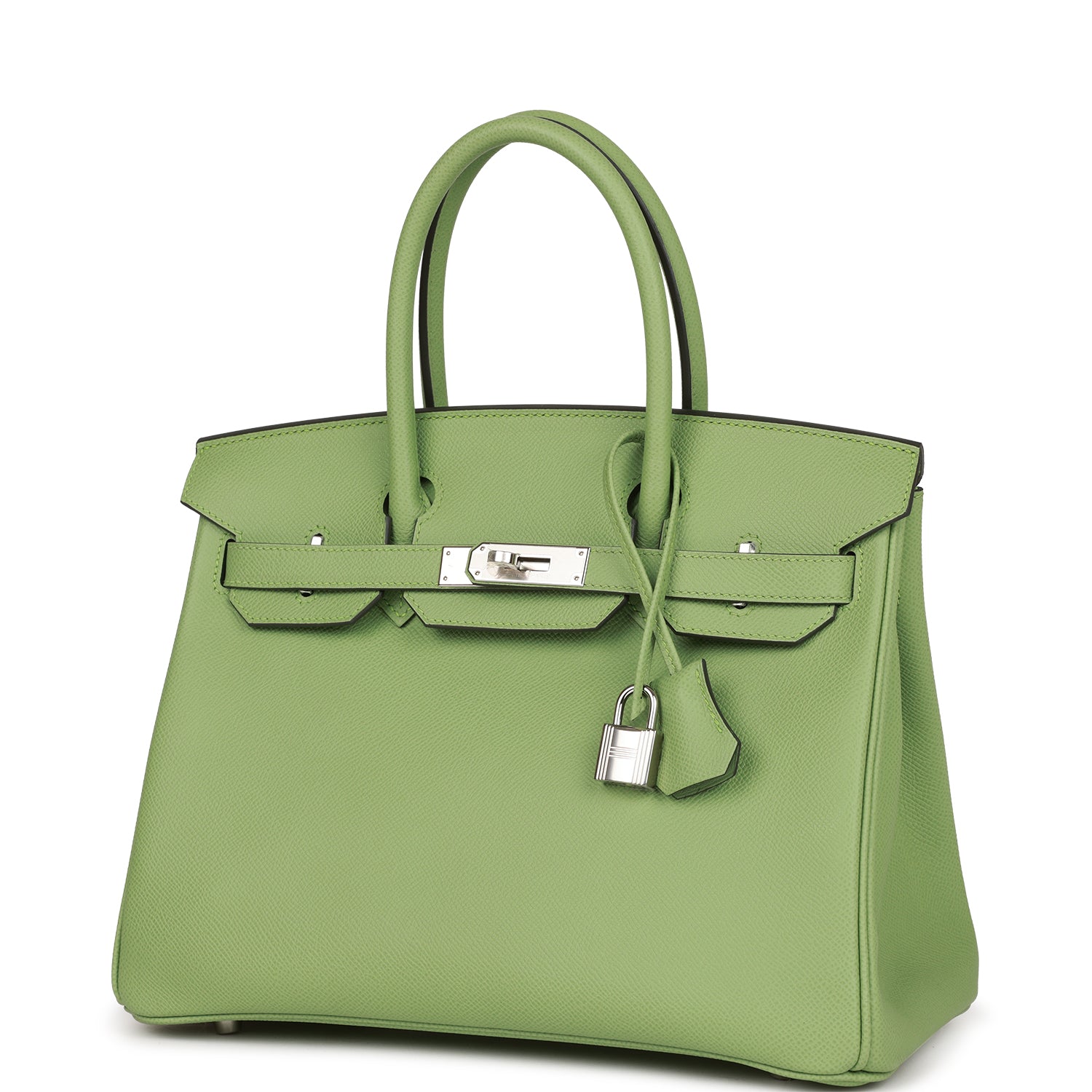 Birkin 30 Vert Criquet Epsom Palladium Hardware - sneakerlandnet