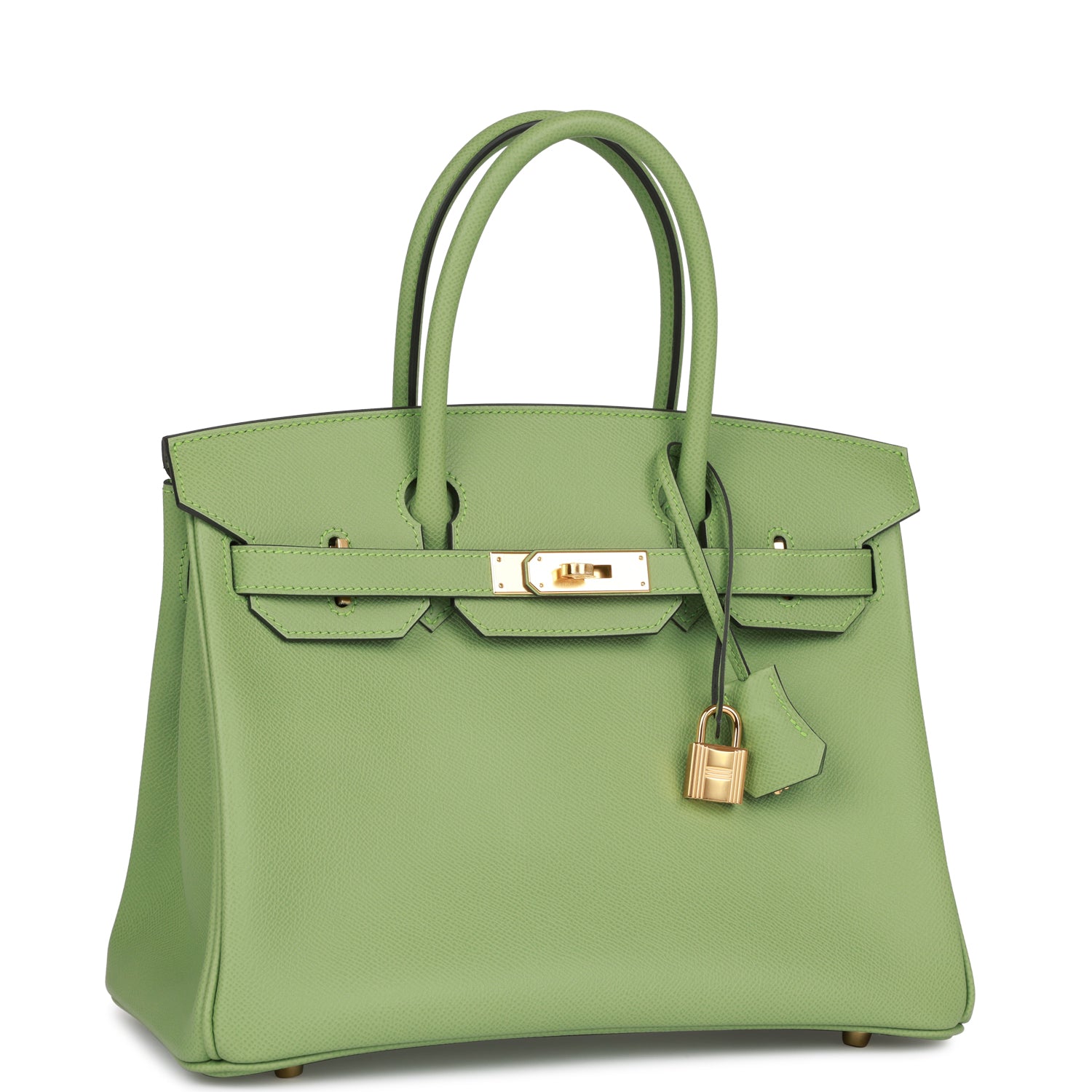 Birkin 30 Vert Criquet Epsom Gold Hardware - sneakerlandnet