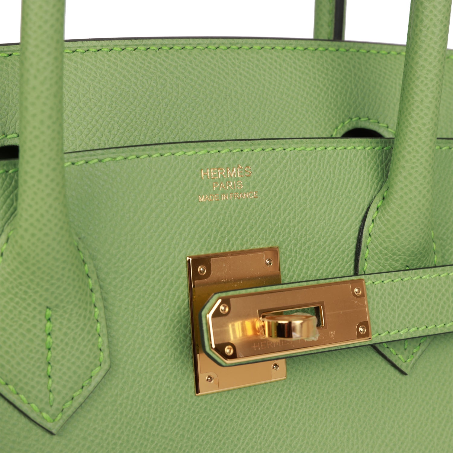 Birkin 30 Vert Criquet Epsom Gold Hardware - sneakerlandnet