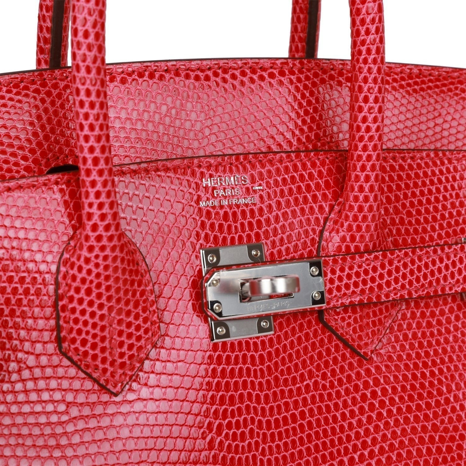 Birkin 25 Rose Extreme Lizard Palladium Hardware - sneakerlandnet