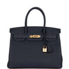 Birkin 30 Bleu Nuit Togo Gold Hardware Kilta bags