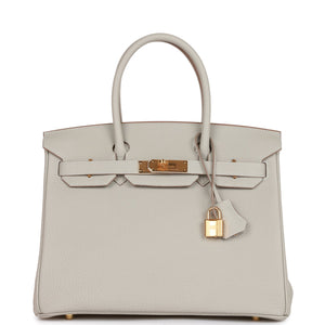 Birkin 30 Gris Perle Togo Gold Hardware Kilta bags