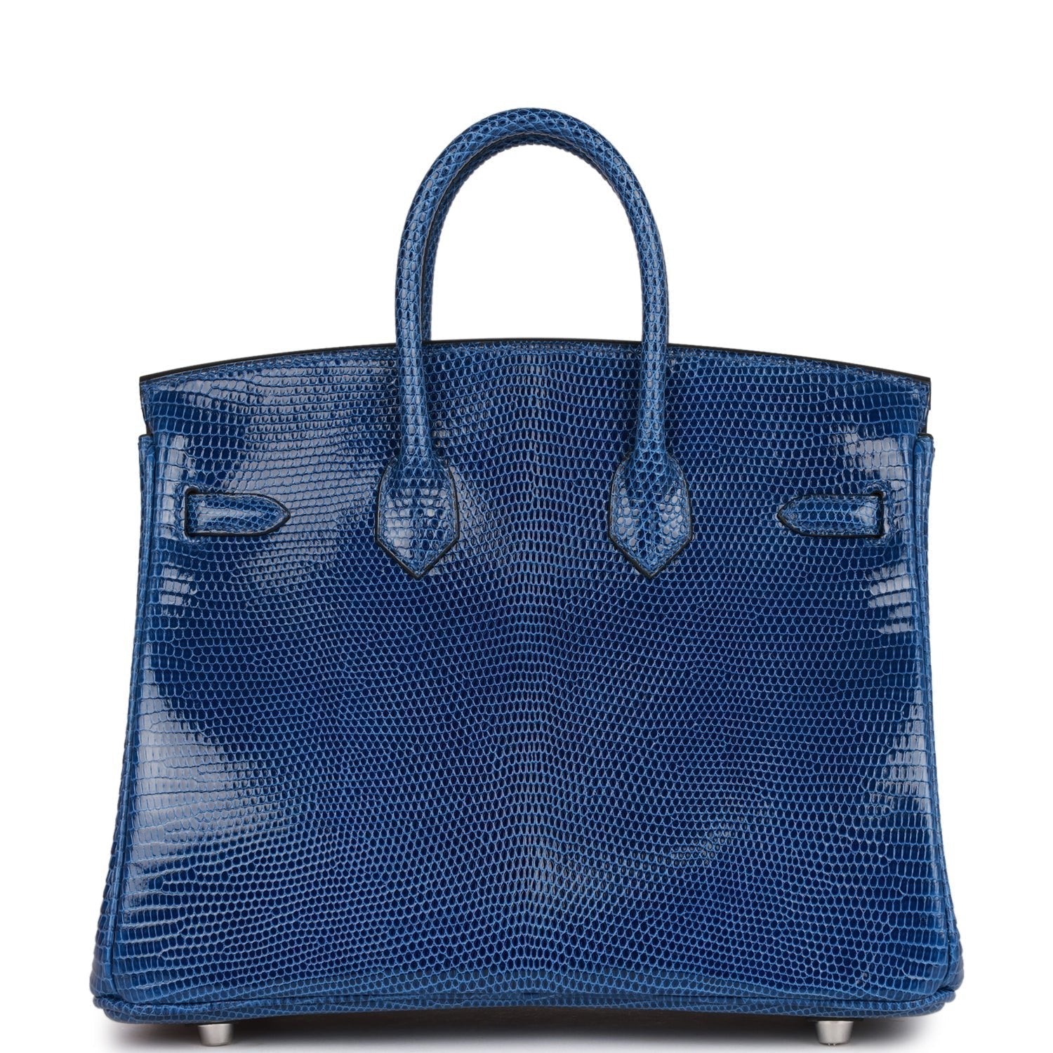 Birkin 25 Bleu Saphir Lizard Palladium Hardware - sneakerlandnet