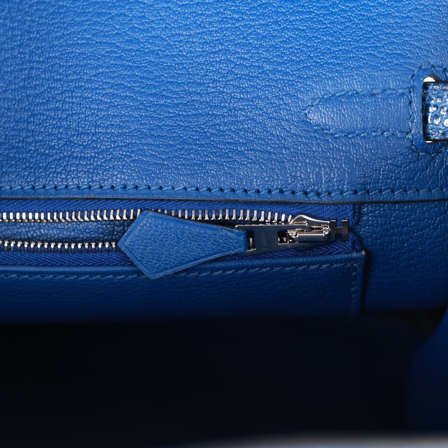 Birkin 25 Bleu Saphir Lizard Palladium Hardware - sneakerlandnet