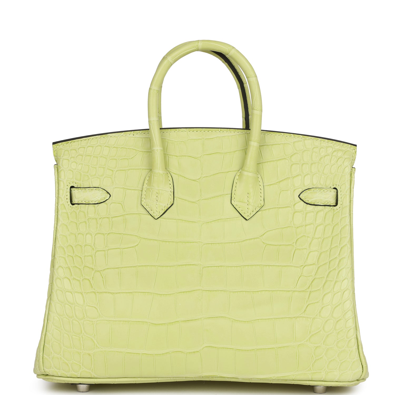 Birkin 25 Jaune Bourgeon Matte Alligator Palladium Hardware - sneakerlandnet