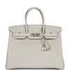 Birkin 35 Gris Perle Togo Palladium Hardware Kilta bags