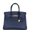 Birkin 30 Bleu Saphir Epsom Gold Hardware Kilta bags