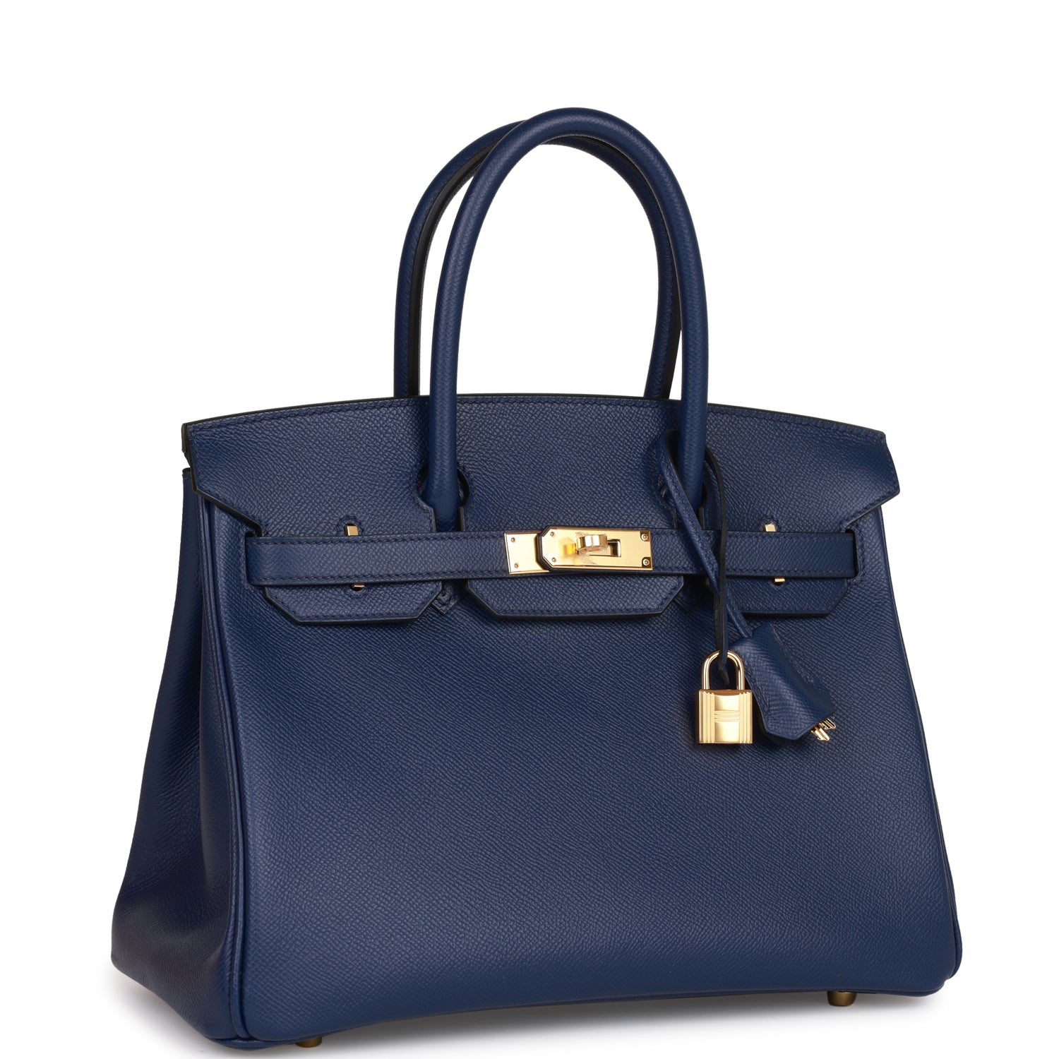 Birkin 30 Bleu Saphir Epsom Gold Hardware Kilta bags