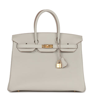 Birkin 35 Gris Perle Togo Gold Hardware Kilta bags